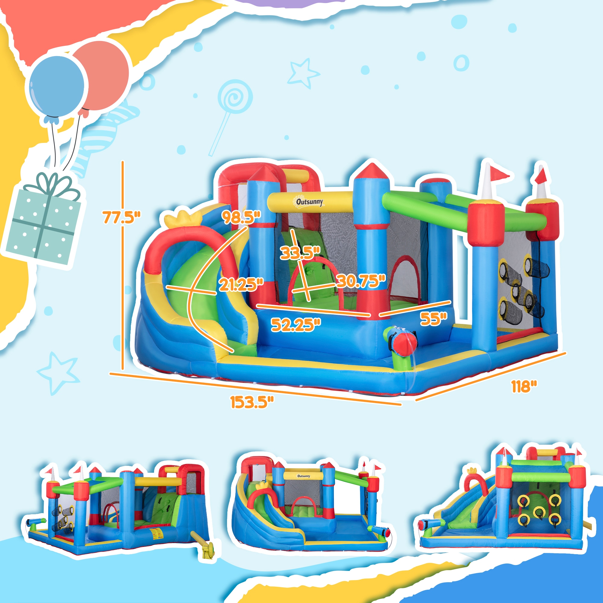 LUXEYARD DS-M-BAC07209 Bounce-Houses - View #7