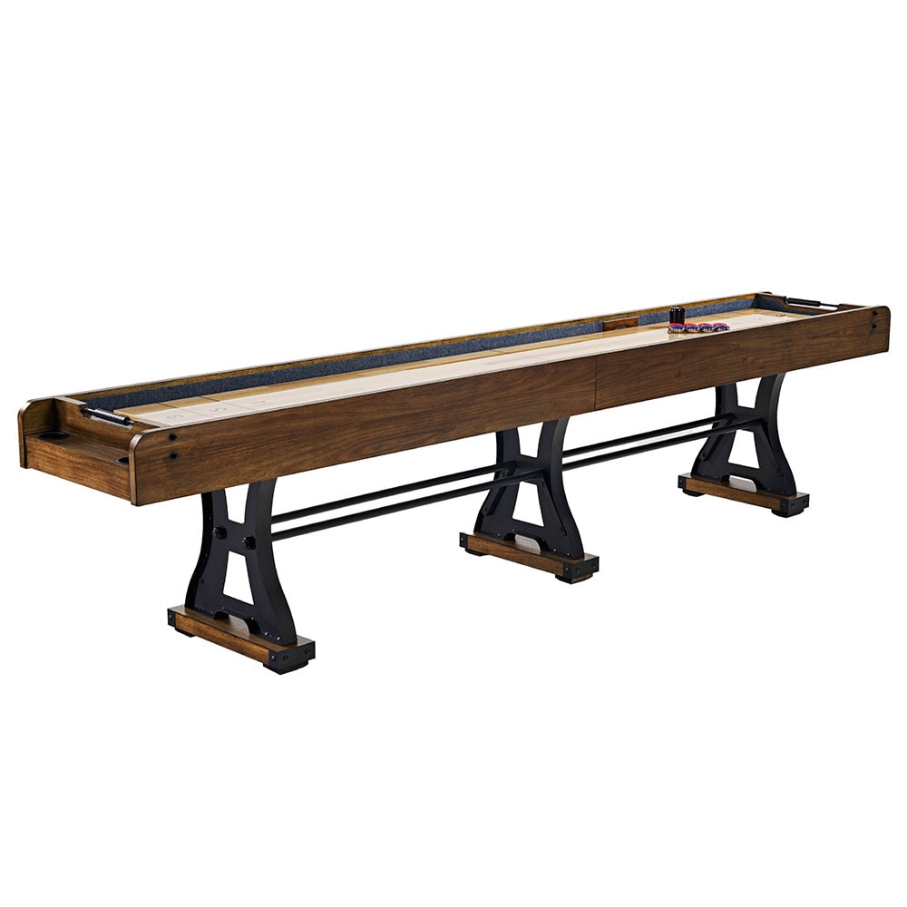 MD Sports Shuffleboard Table 149.25-in Manual Freestanding