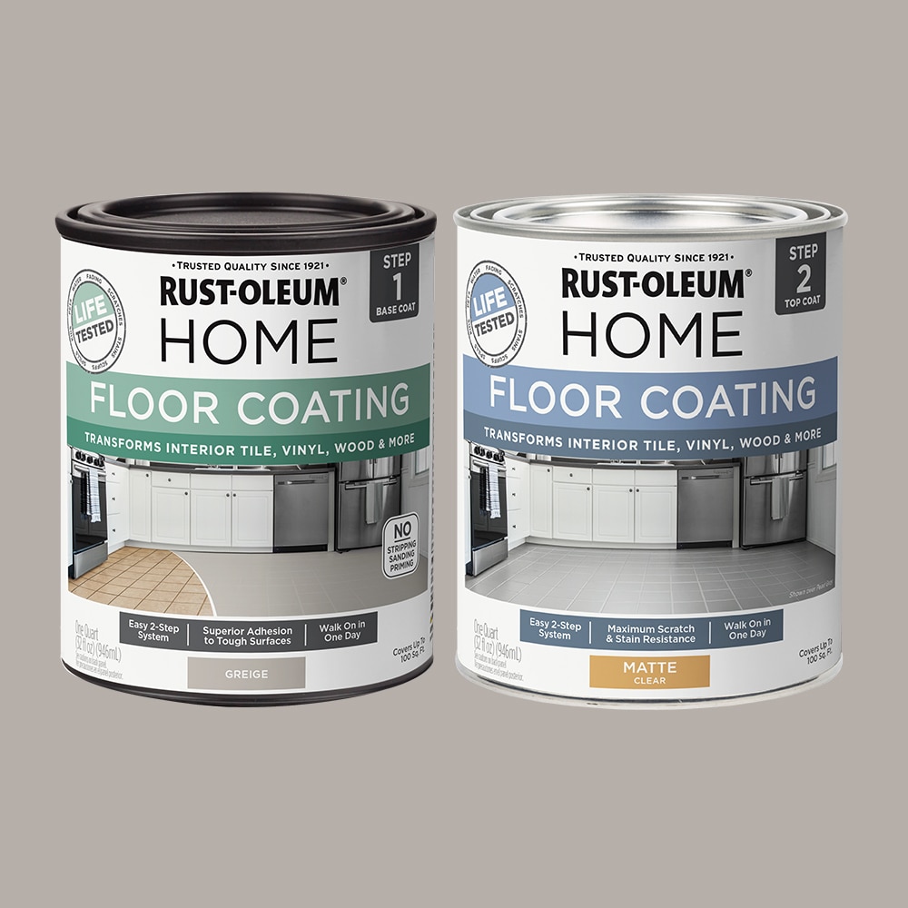 Rust-Oleum 367594 Home Matte Greige Acrylic Interior Paint (Kit)