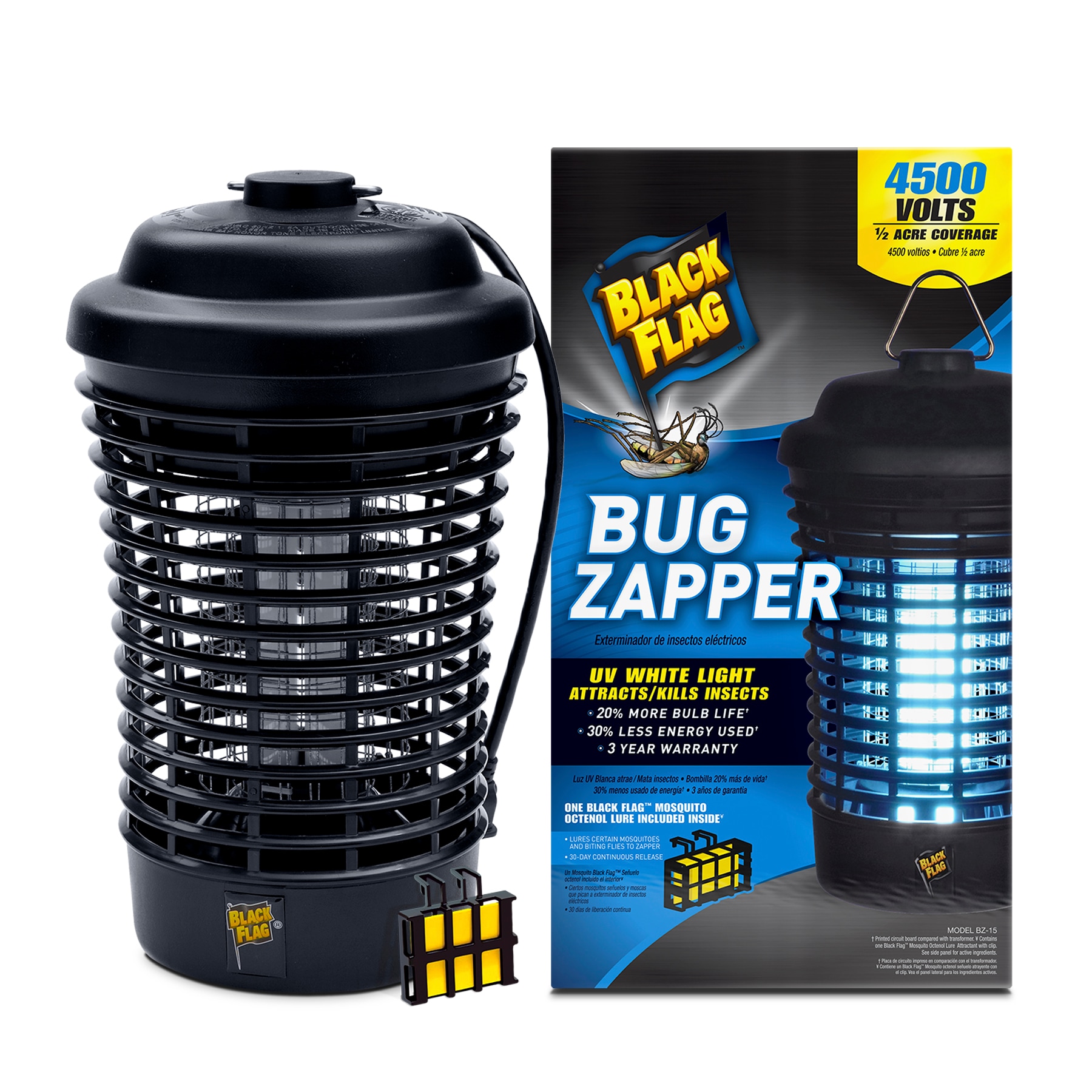 BLACK FLAG 15-Watt Bug Zapper Outdoor Insect Trap in the Insect