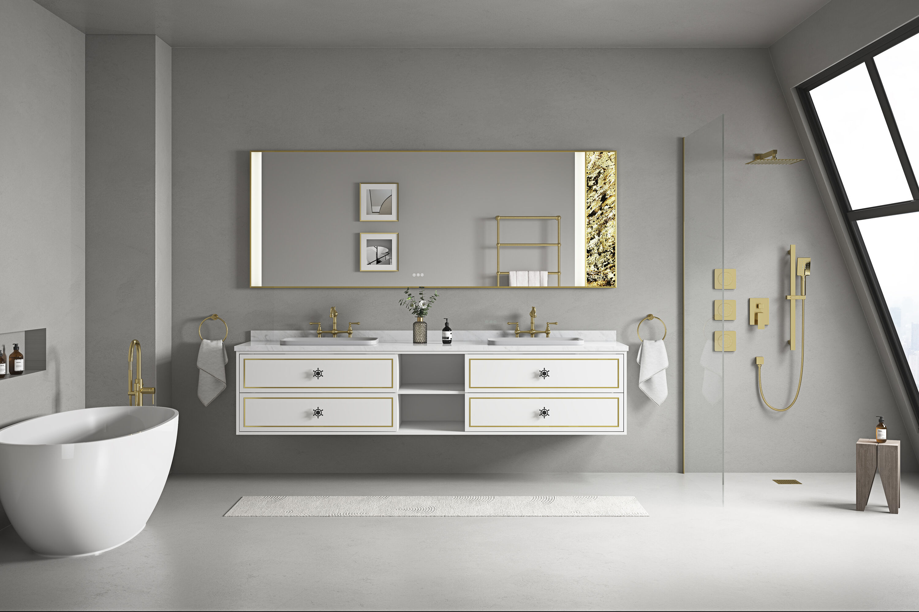 Vacolite KP-9645WH02 Bathroom-Wall-Cabinets - View #6