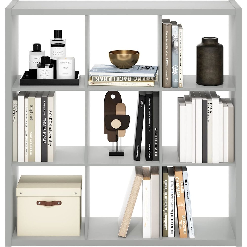 FurniFact BO3302963WHT Free-Standing-Shelving - View #3