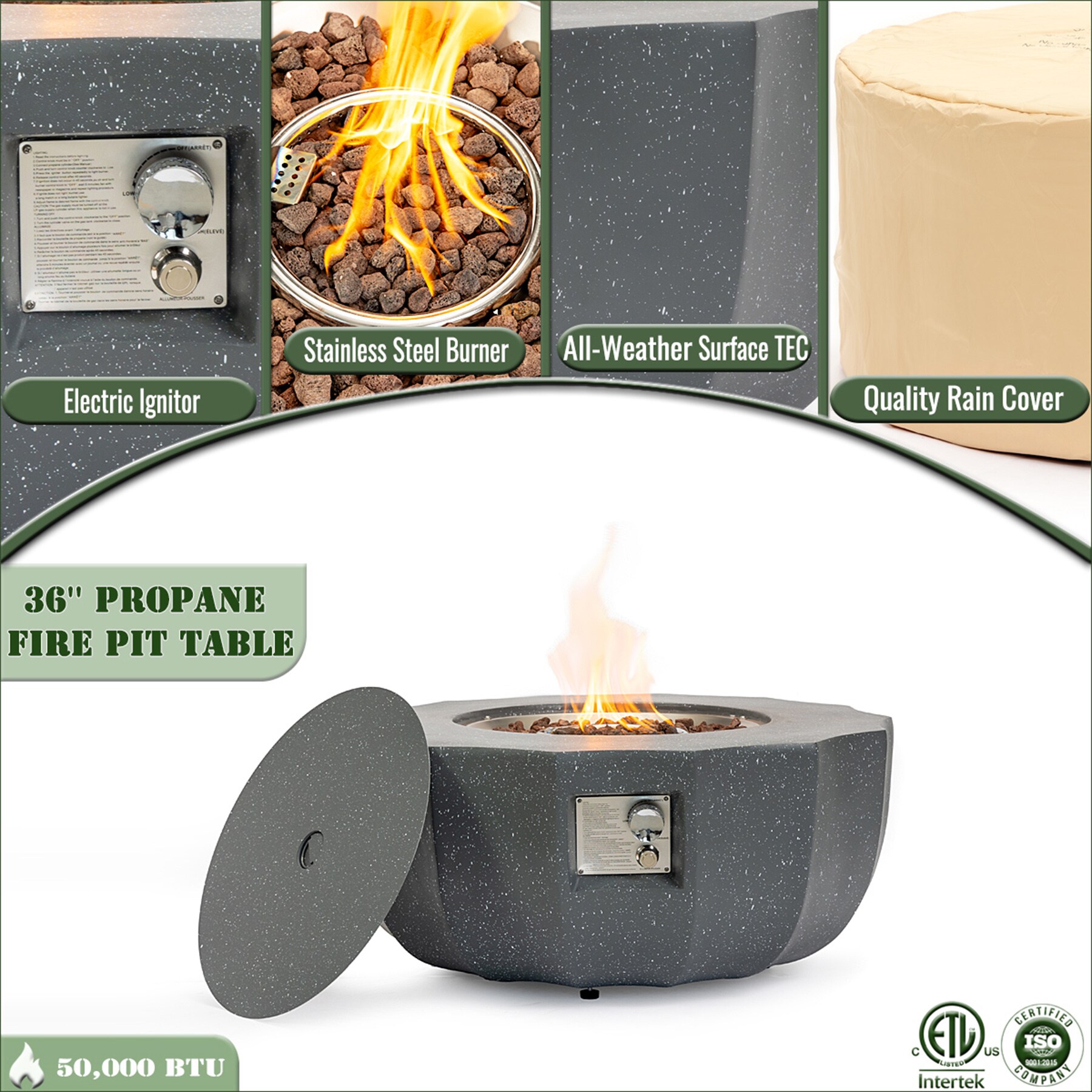SINOFURN SYA640157BK Outdoor-Gas-Firepits - View #6
