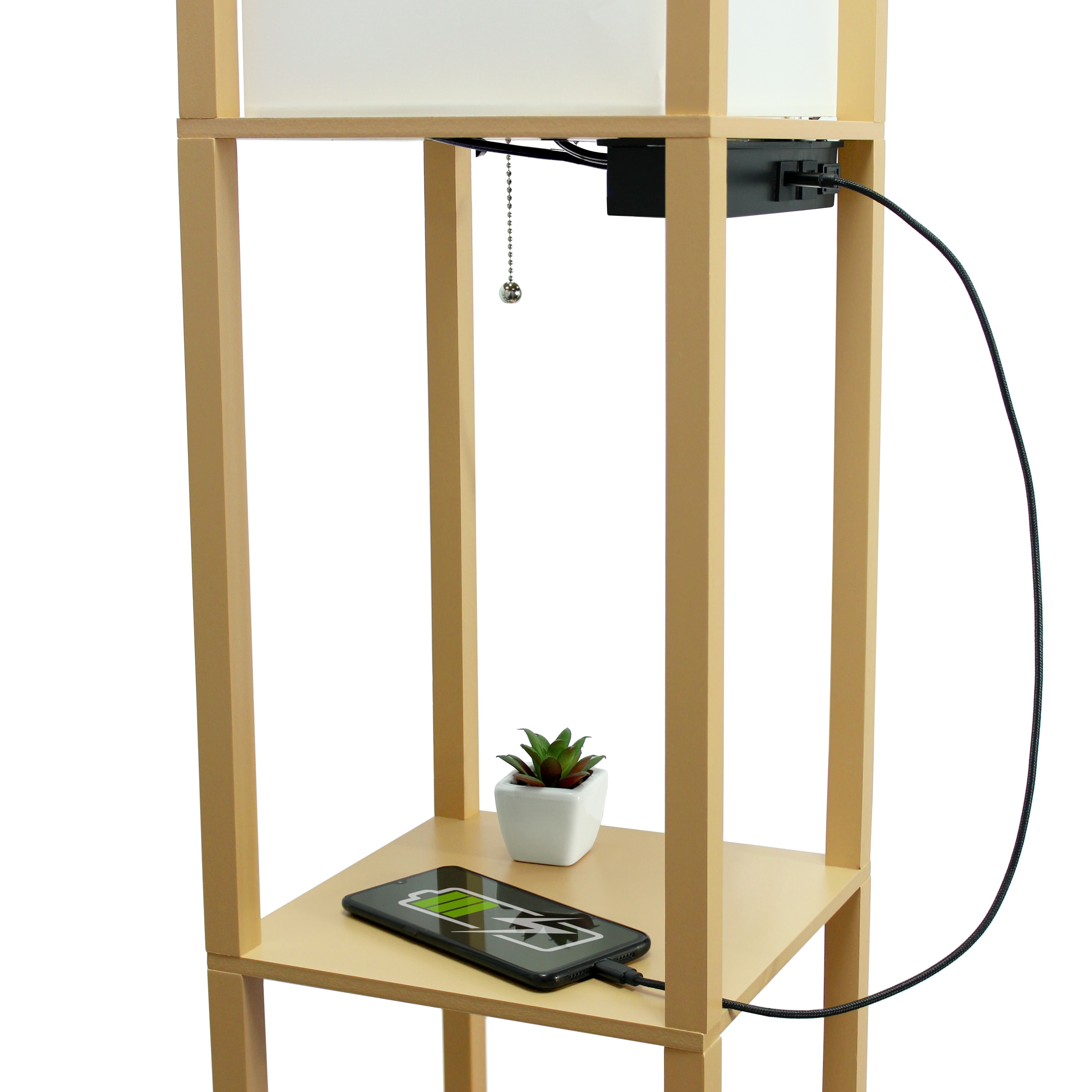 Simple Designs LF1037-TAN floorlamps - View #7