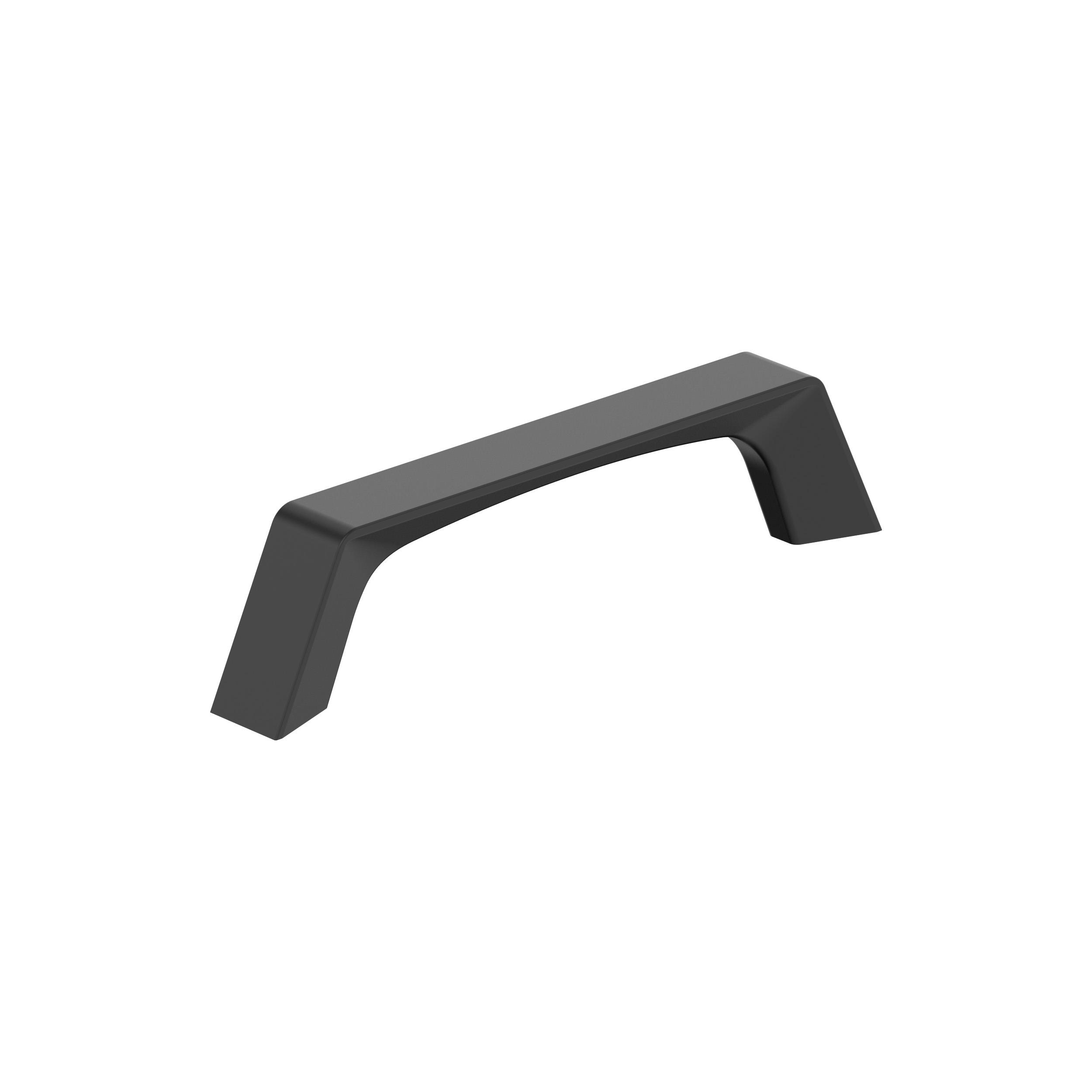 Amerock 10VMP37071MB Evolve 3-3/4-in , 96mm Center to Center Matte Black Arch Handle Drawer Pulls 10 -Pack