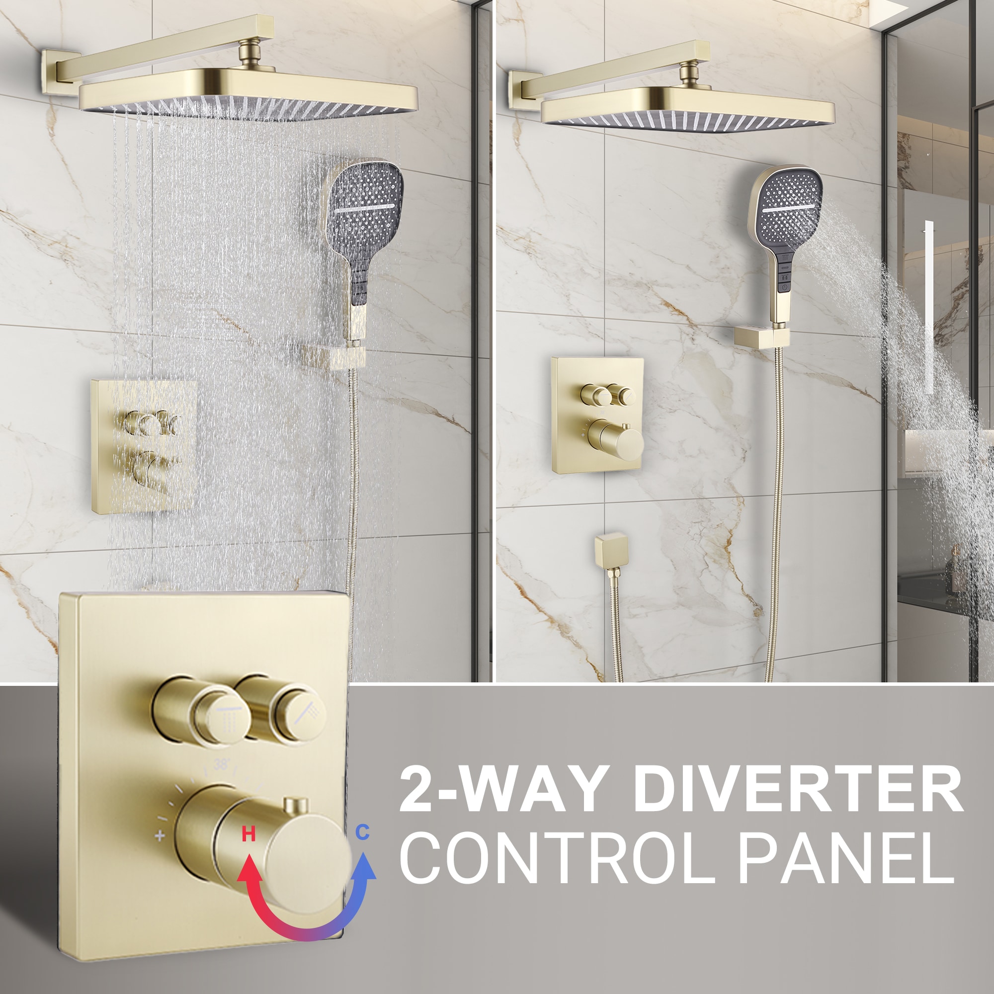 Mondawe MD-RB1234 Showerhead-Bar-Panels - View #8