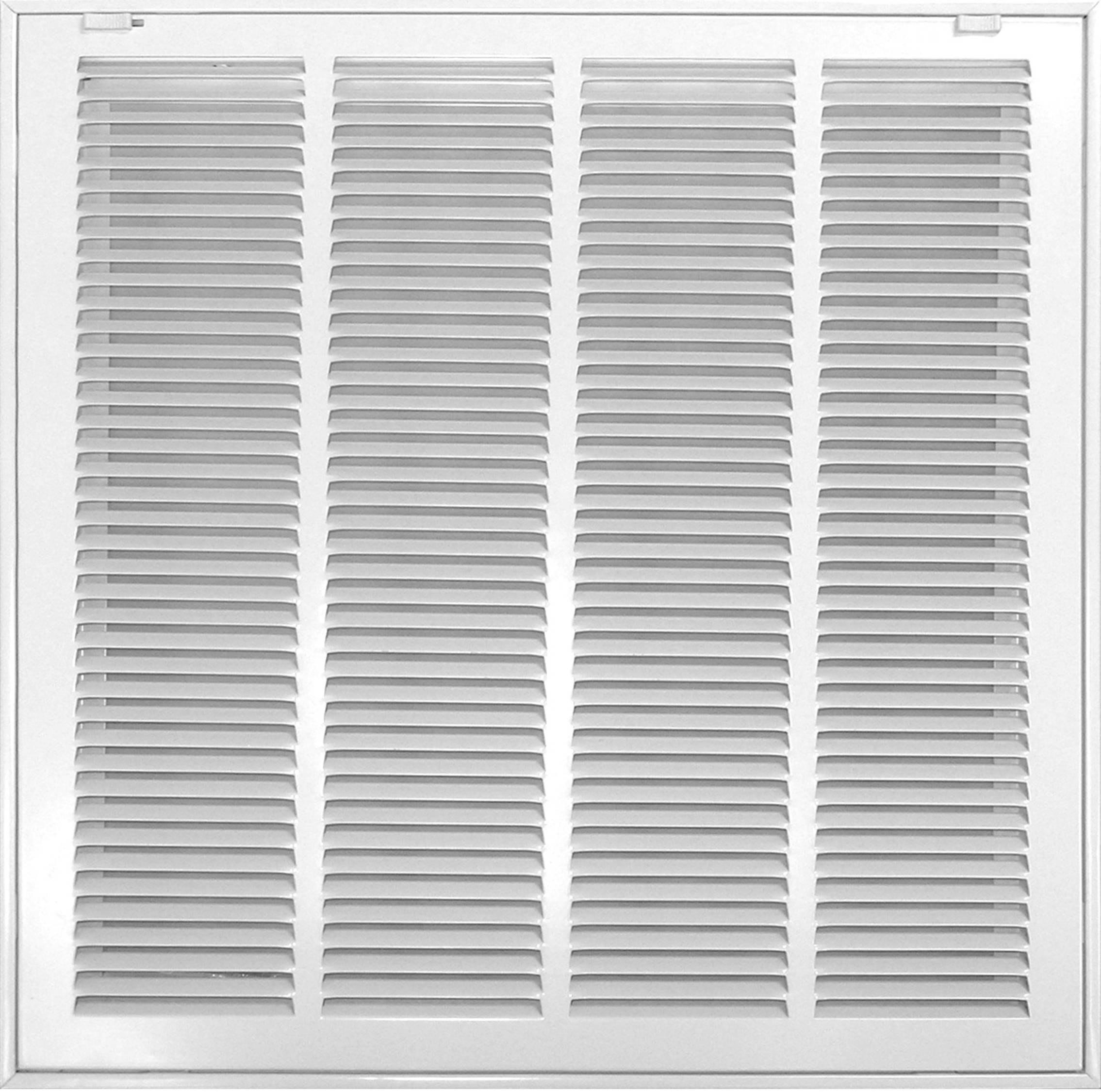 Sidewall Ceiling Grilles Louvered Durable White Finish Steel 14 X 14 Inches 