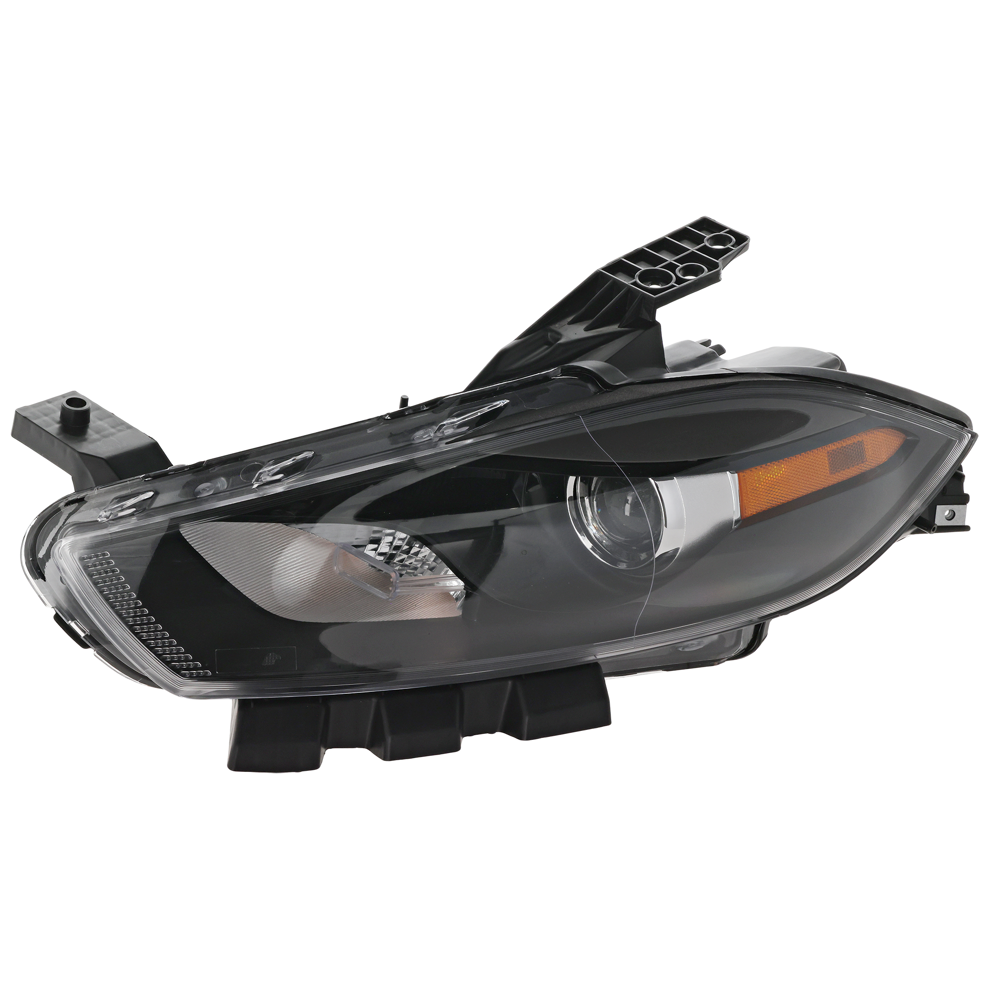 Garage-Pro JCWREPD100154QGP Headlight Compatible with Dodge Dart 2013-2015 Lh Assembly Halogen Black Interior- Capa