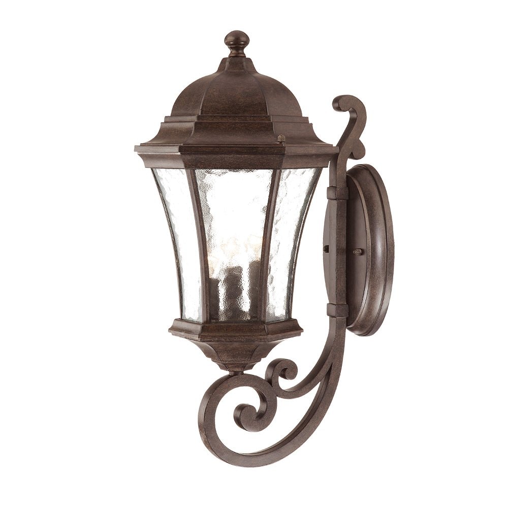 Acclaim Lighting 3611BC Waverly 3 -Light 19.0-in H Black Hardwired Outdoor Wall Light