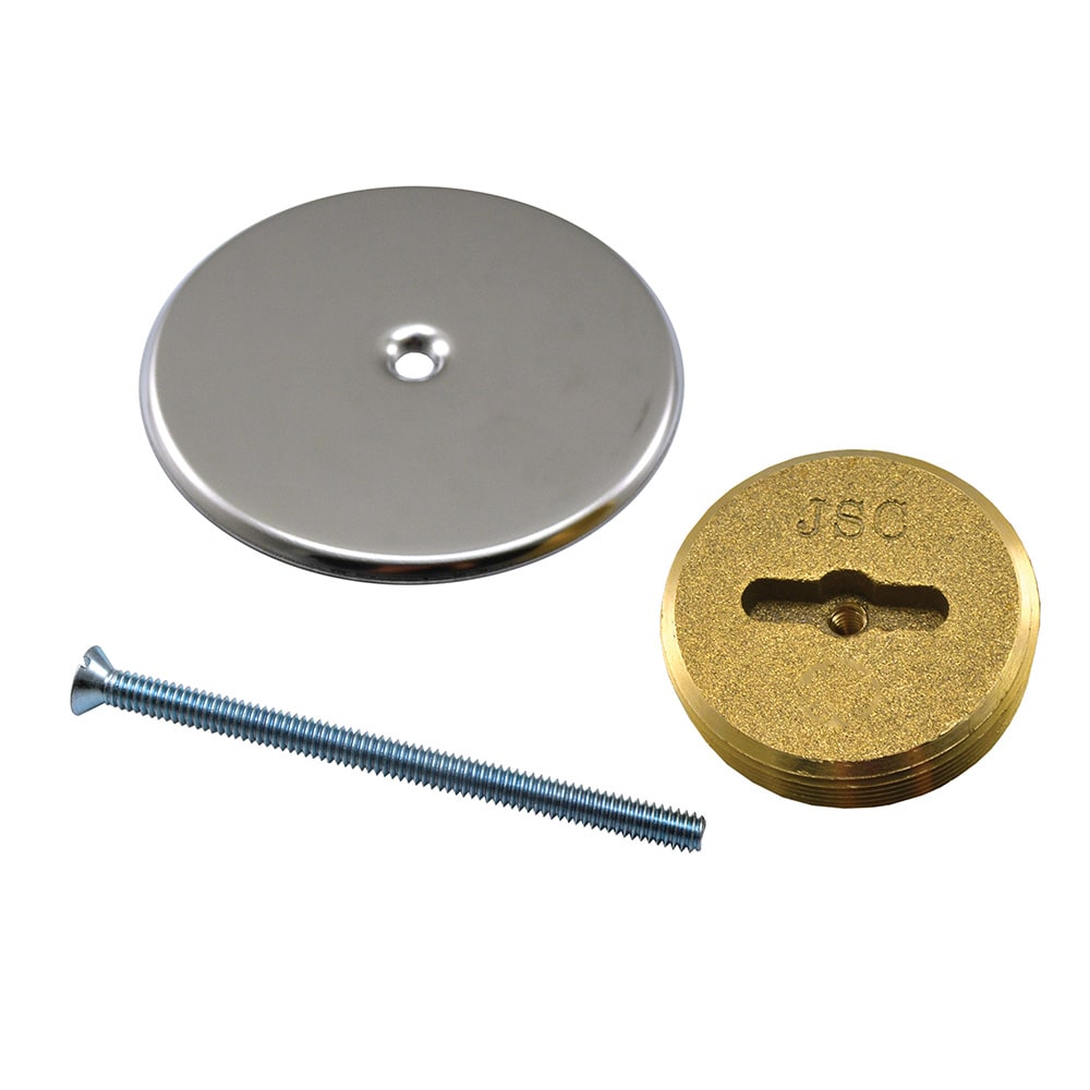 Jones Stephens C92151 Extension Cover Set 3 in. Wall Cover Slotted 1-1/2-in Stainless Steel Round Cleanout