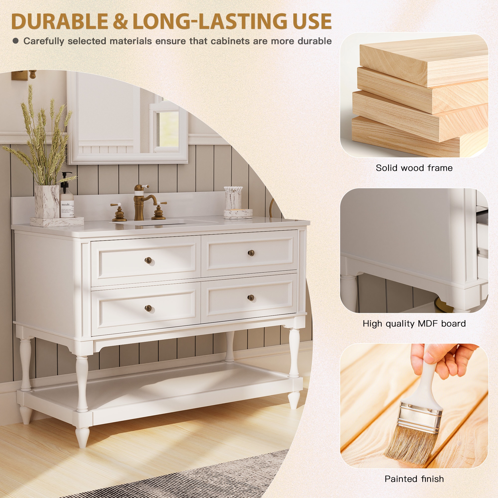VOUA SAF-LSB-BE Bath-Vanity-Combo - View #9