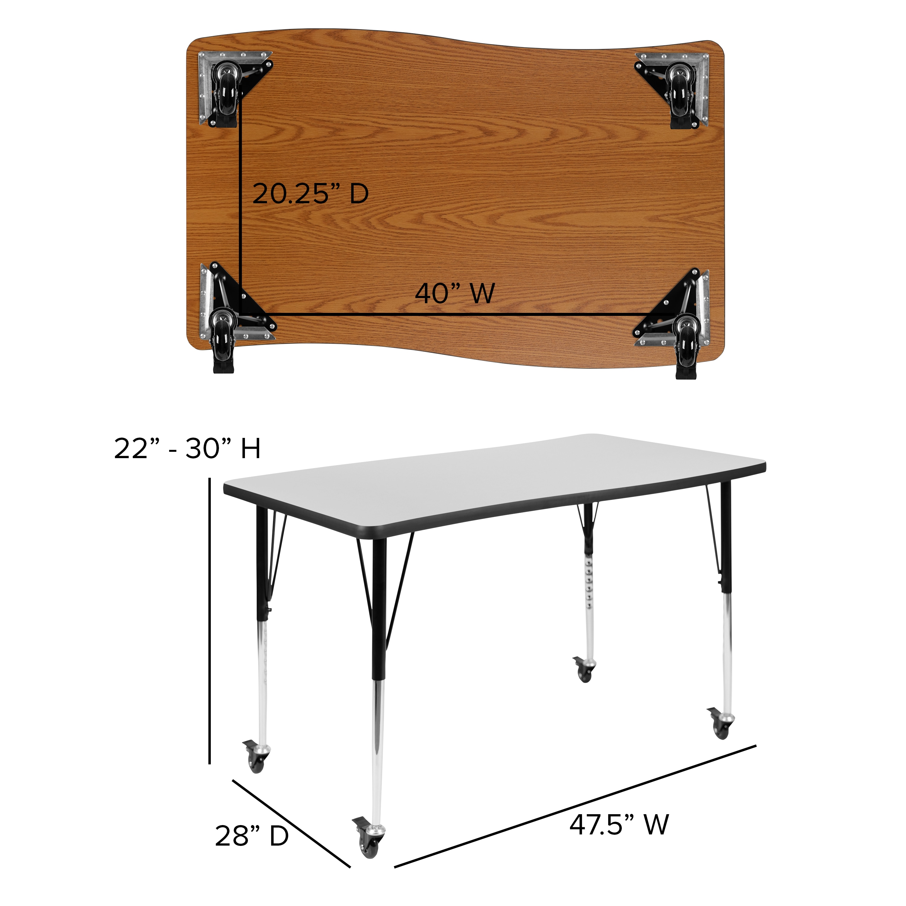 Flash Furniture 889142515227 Kids-Play-Tables - View #5