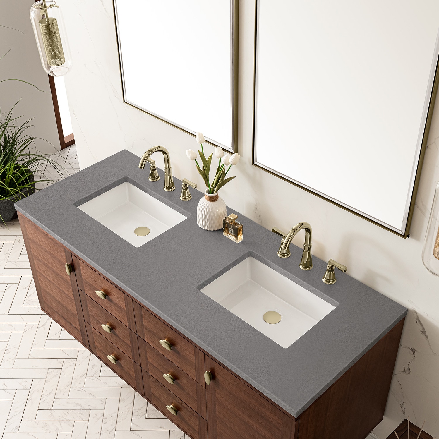 James Martin Vanities 670-V60D-WLT-3GEX Bath-Vanity-Combo - View #10