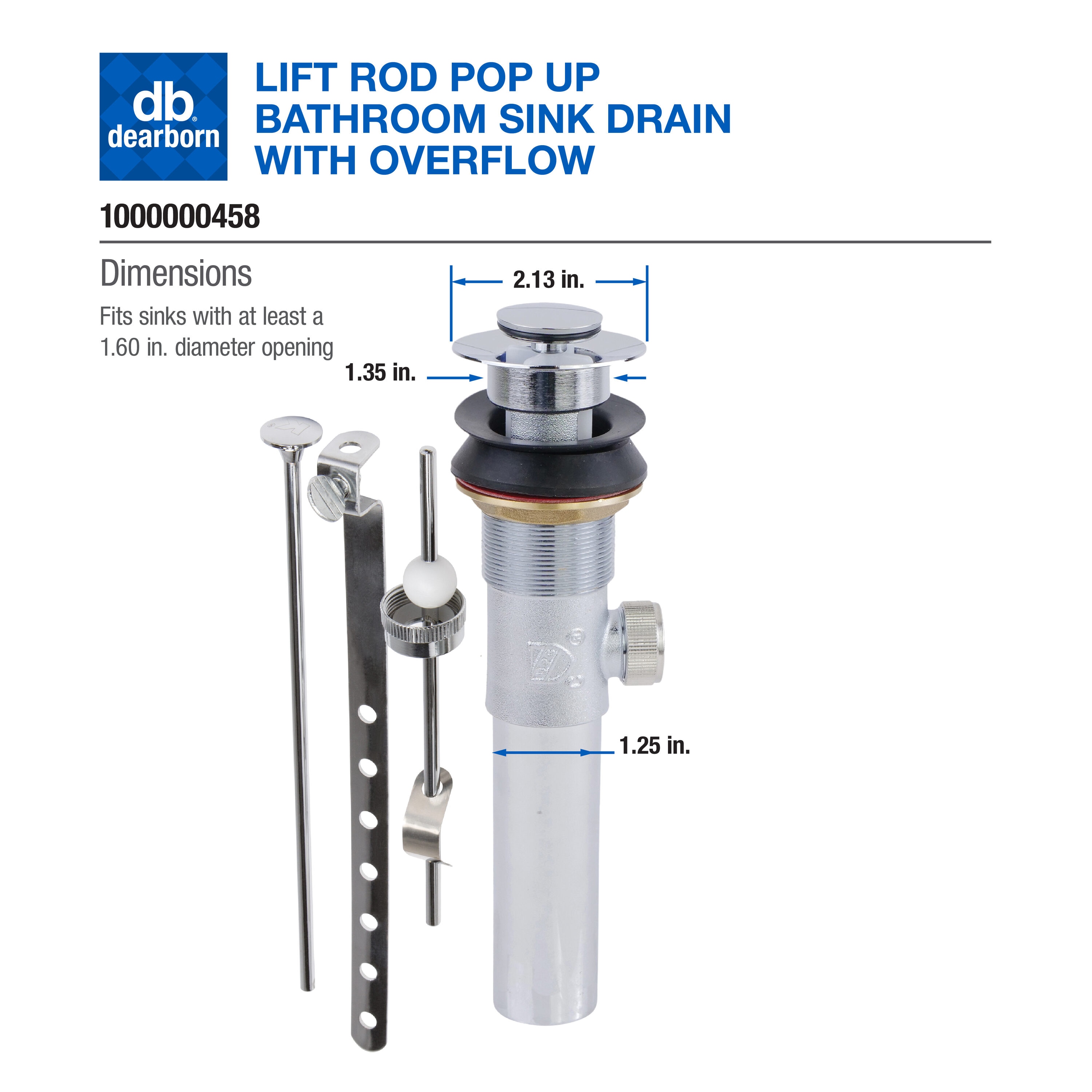 Dearborn 1000000458 Popup-Drains-Accessories - View #7