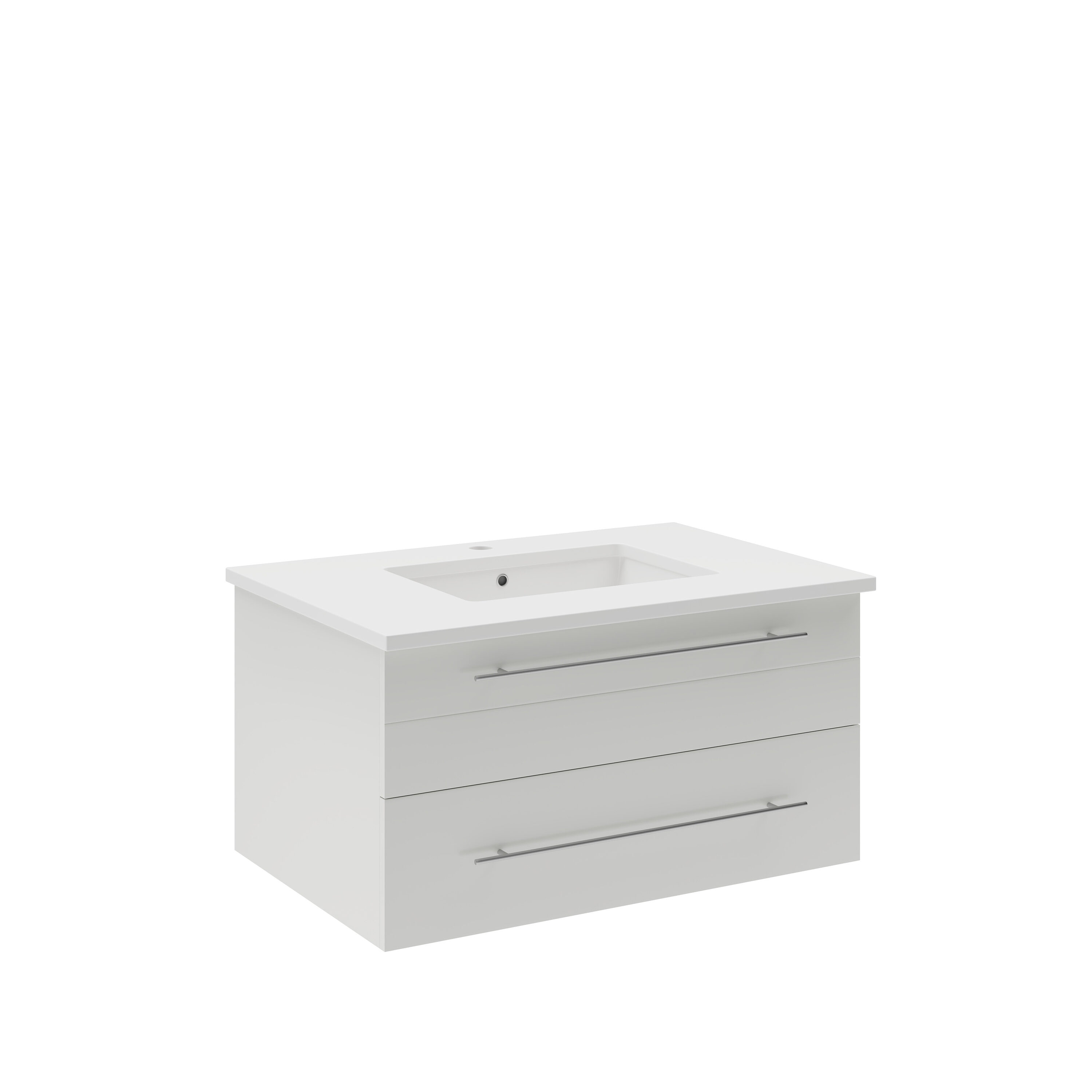 Fresca FCB6130WH-UNS-CWH-U Bath-Vanity-Combo - View #2