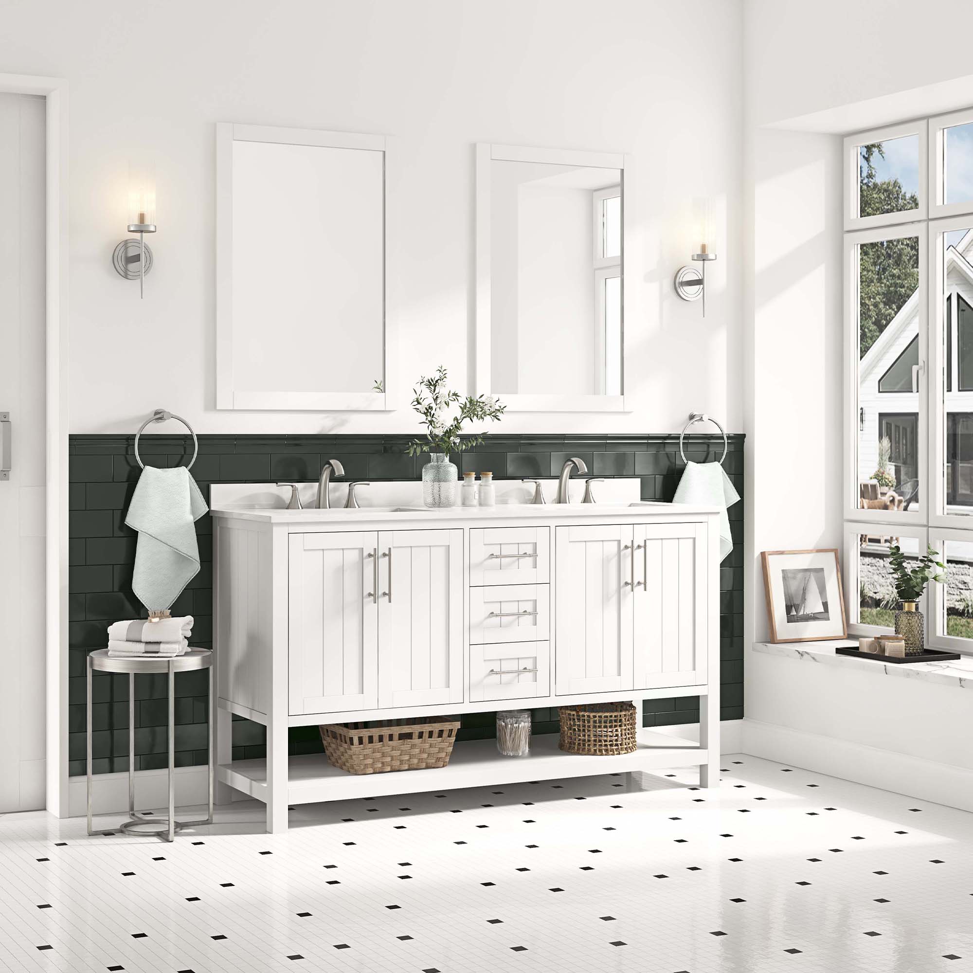 Style Selections MERCER-60W-COMBO Bath-Vanity-Combo - View #4