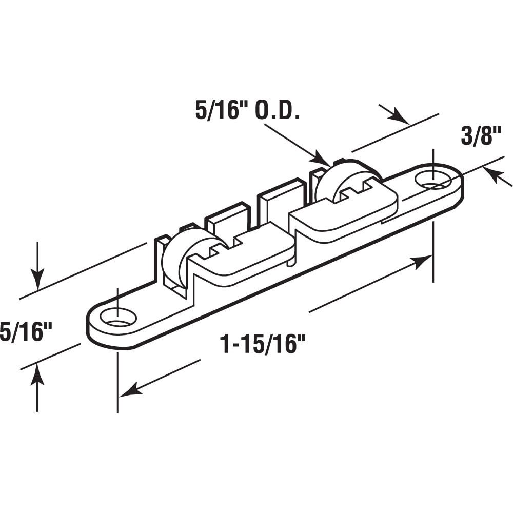 Prime-Line G 3158 Horizontal-Sliding-Window-Rollers - View #2
