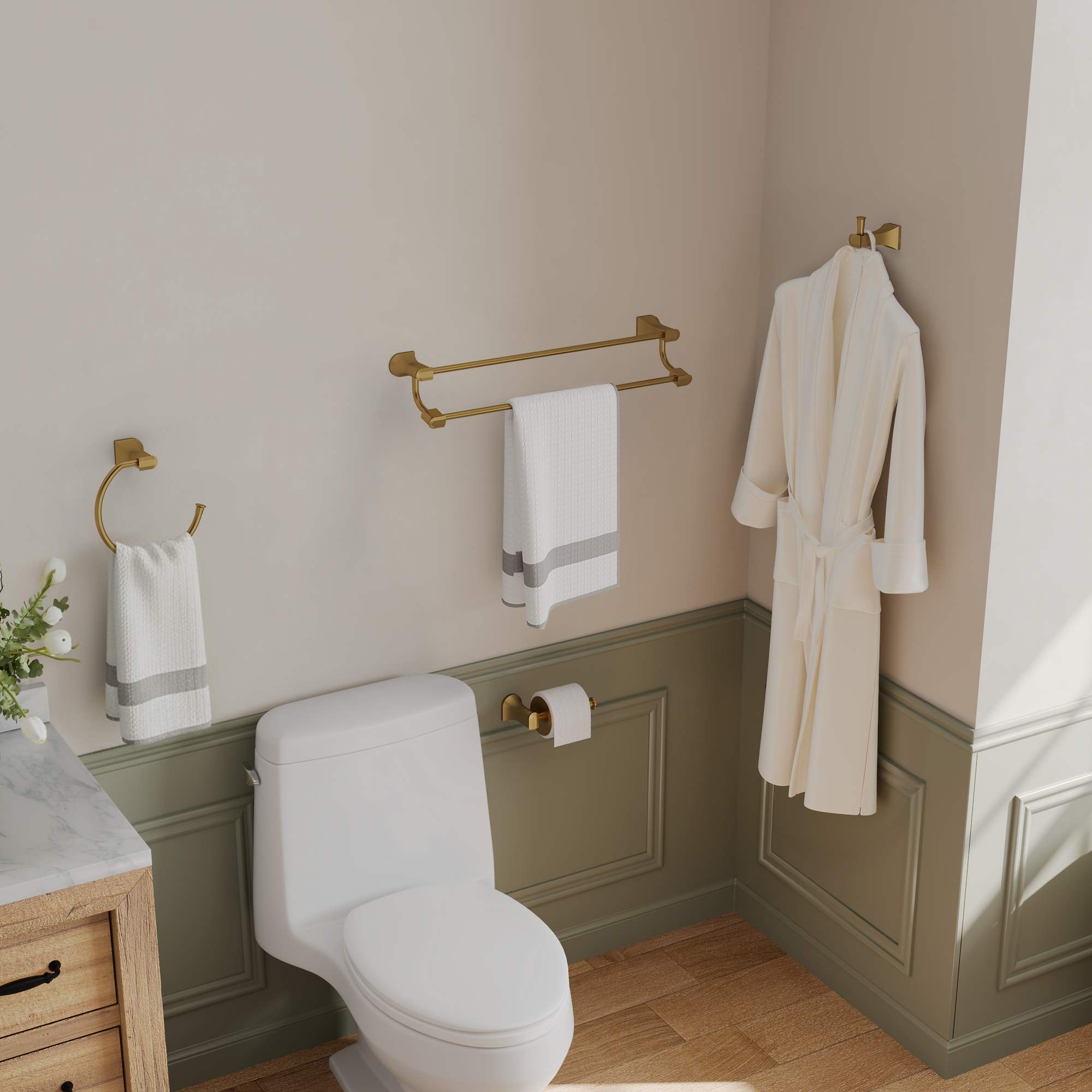 EVERSTEIN SFS-2006-GD Decorative-Bath-Hardware-Kits - View #3