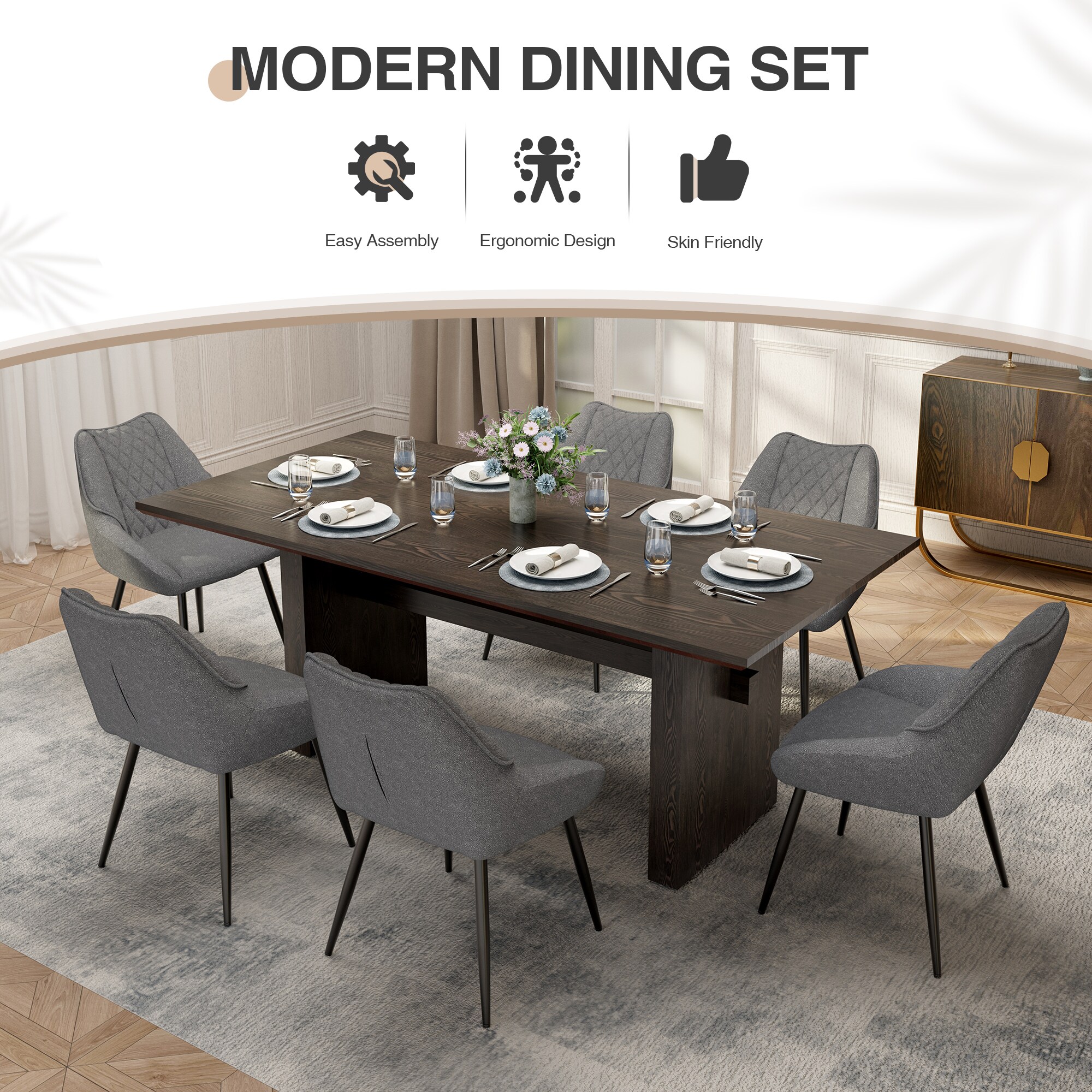 Clihome CL-172353GY Dining-Sets - View #6