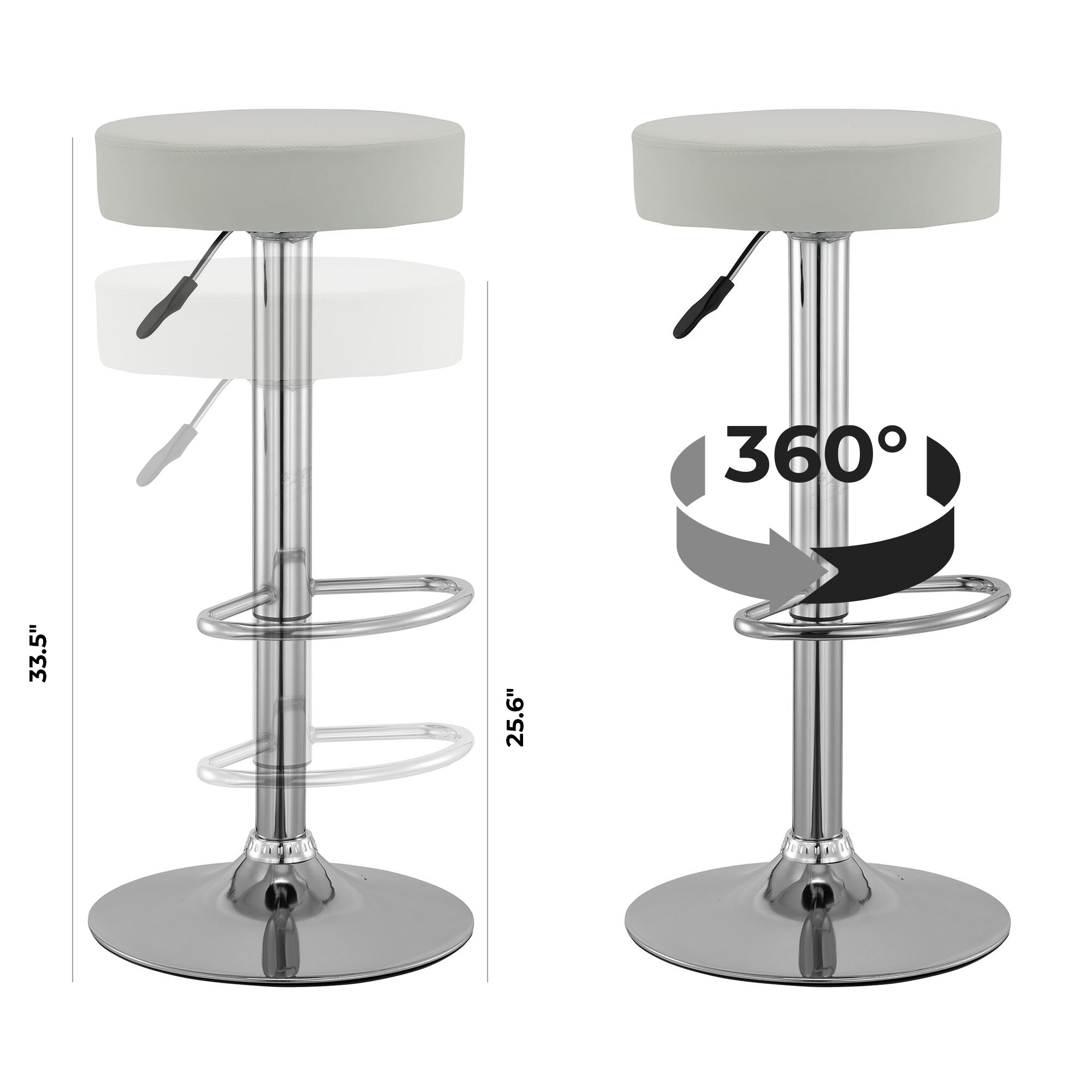  BN-1102-WHITE stools - View #4