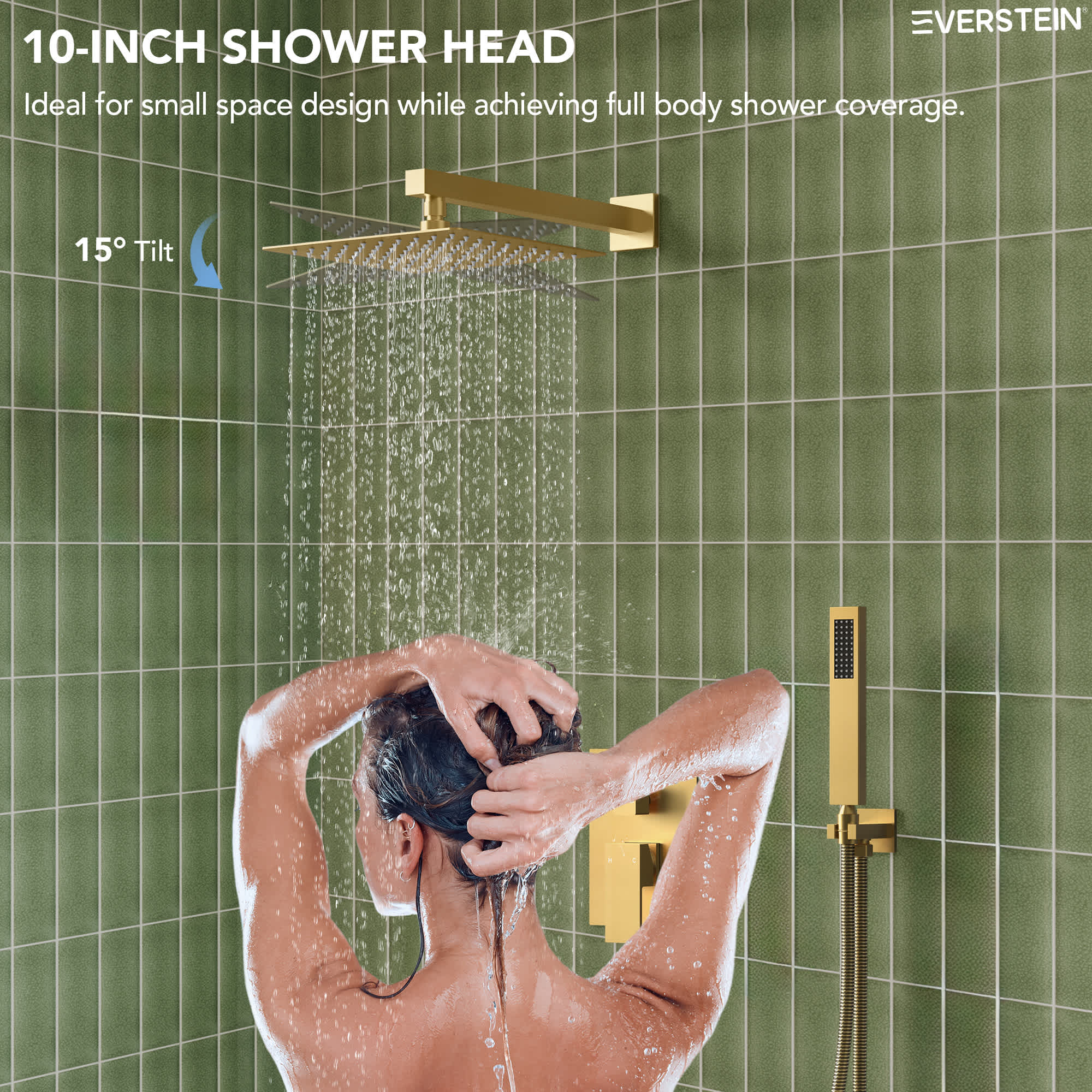 EVERSTEIN M6603GNI-B10BL Tub-Shower-Faucets - View #3