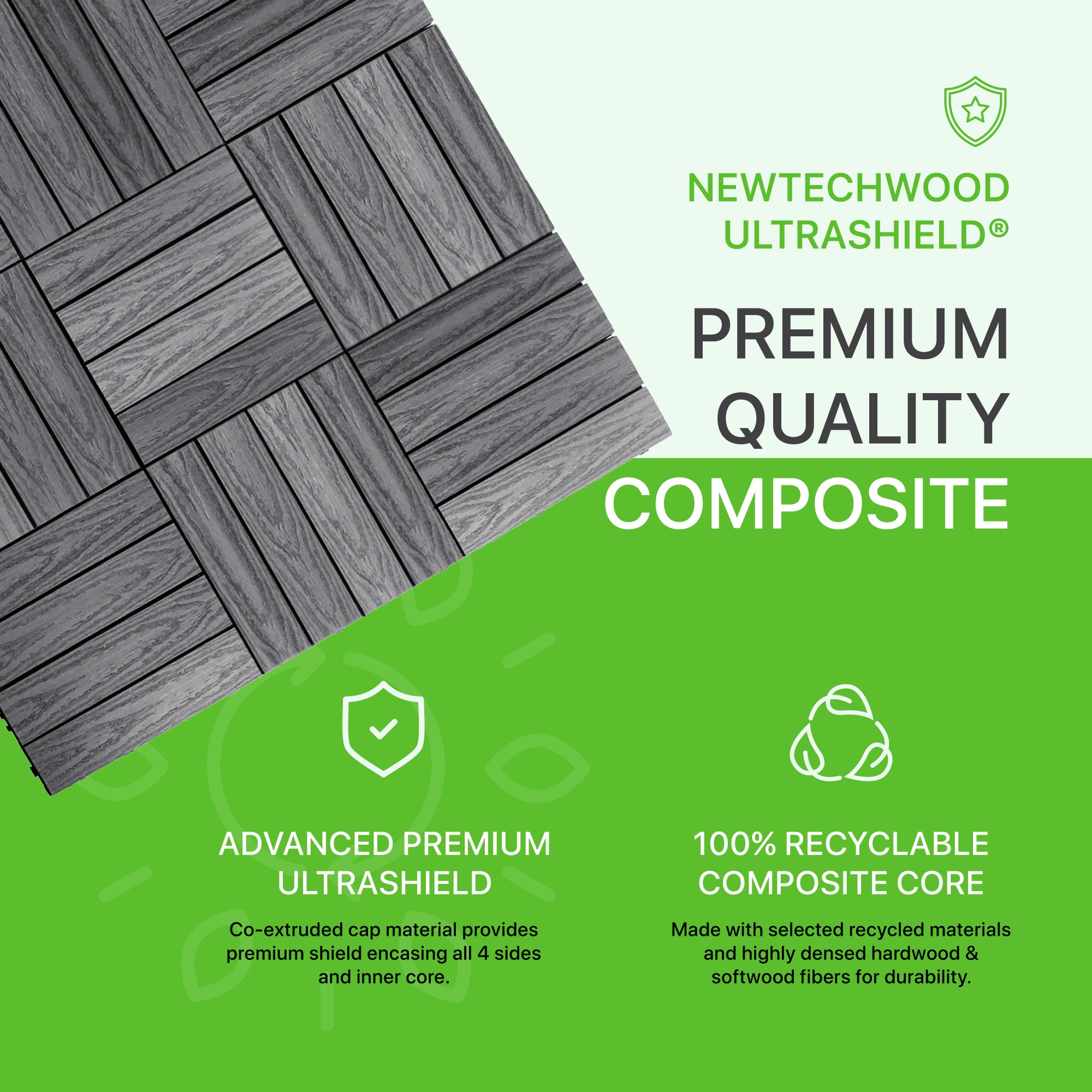NewTechWood US-QD-ZX-GY Deck-Tiles - View #4