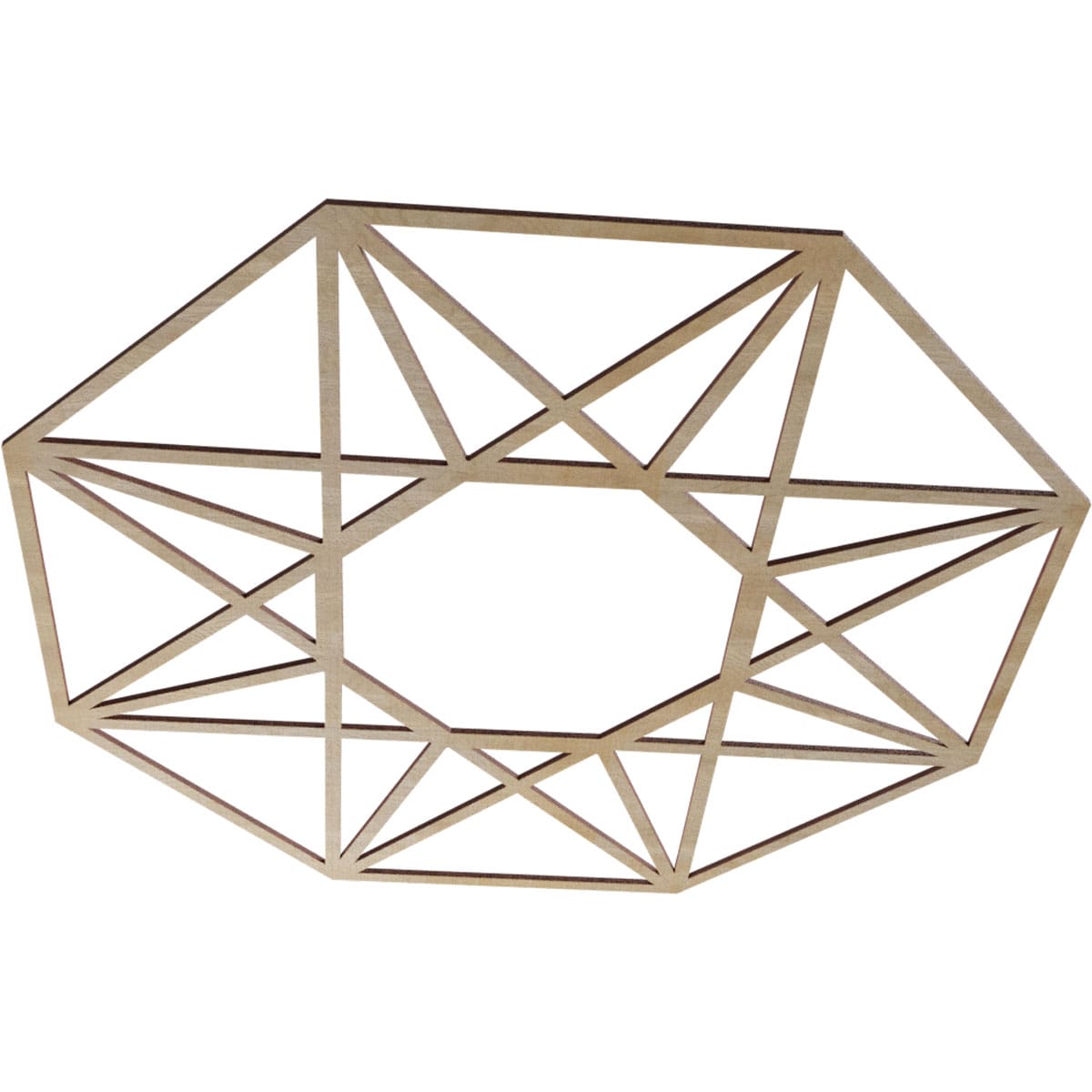 Ekena Millwork CMWP34X34X0250GDHI Ceiling-Medallions - View #2