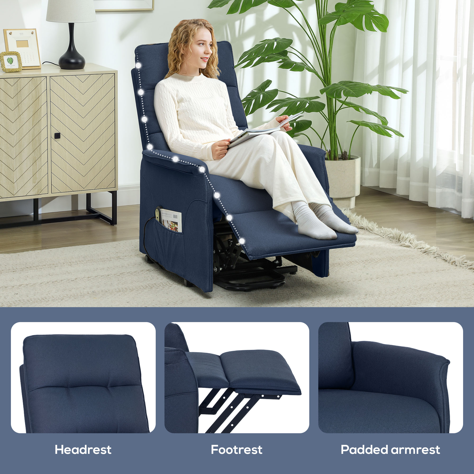 HomCom 713-194V80DB recliners - View #7
