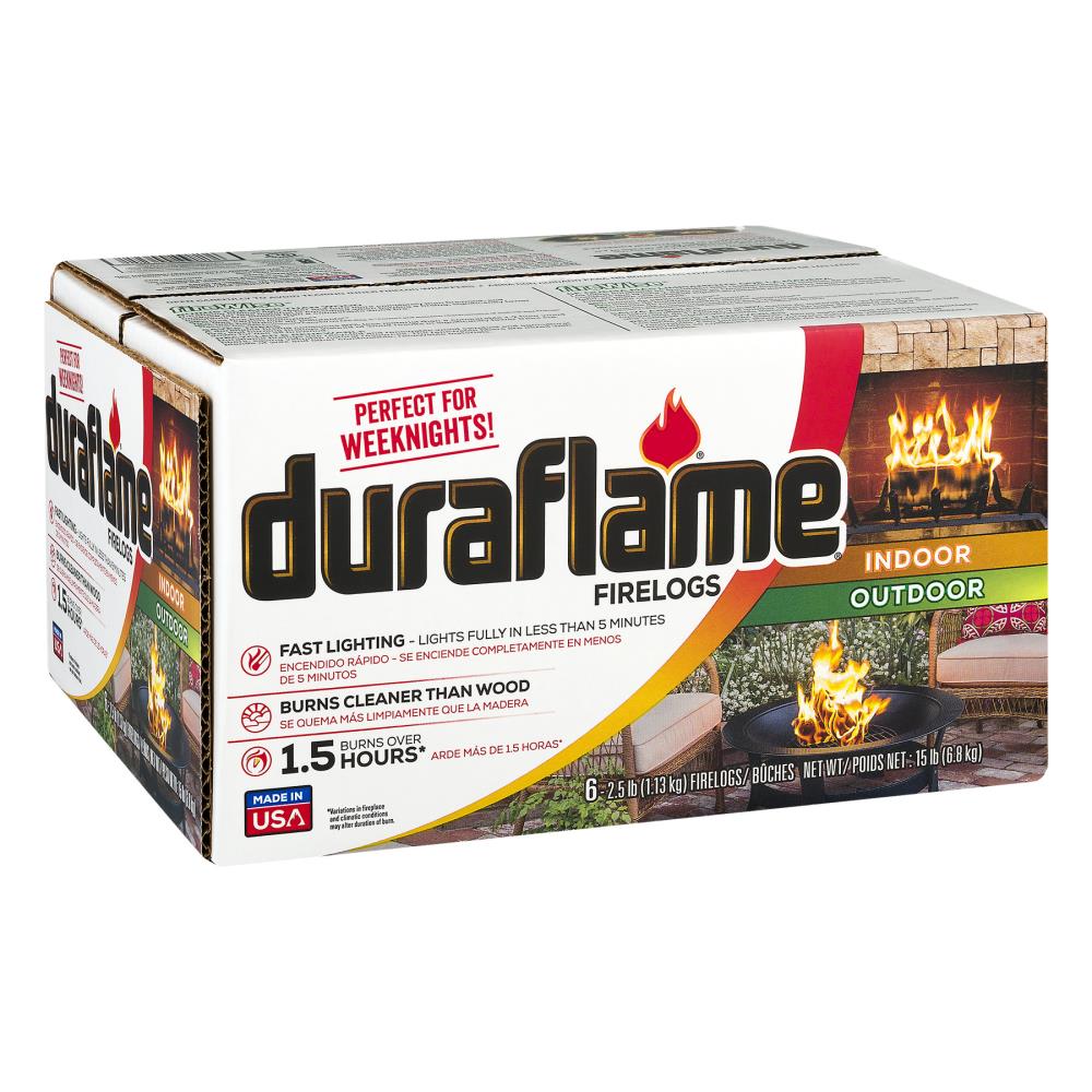 Duraflame Indoor/Outdoor 2.5-lb Fire Log (6-Pack) | 00625
