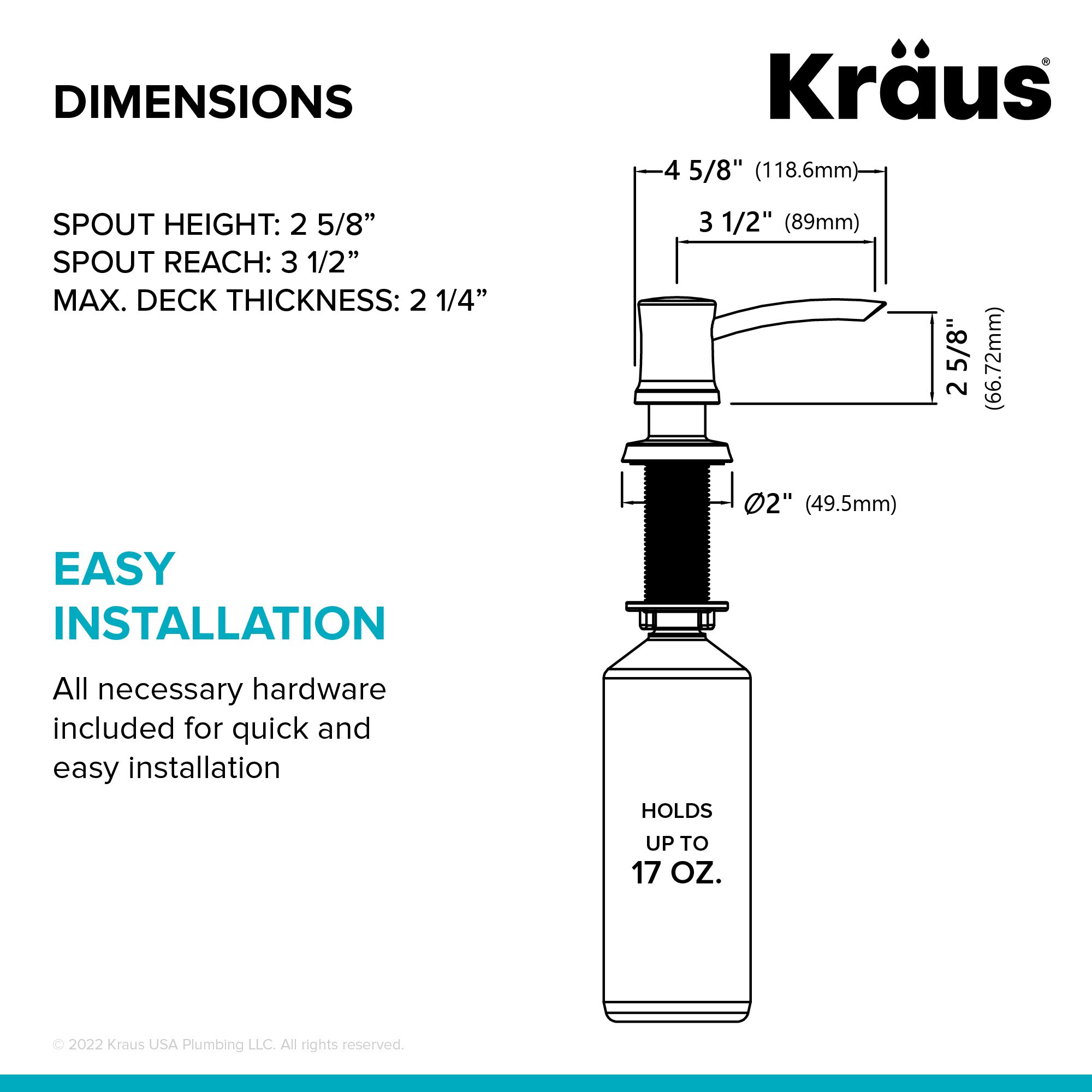 Kraus KSD-54SS Soap-Lotion-Dispensers - View #7