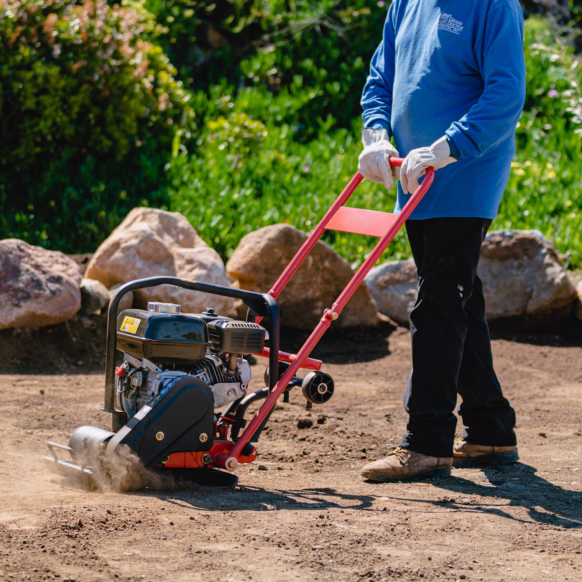 Dirt on sale compactor lowes