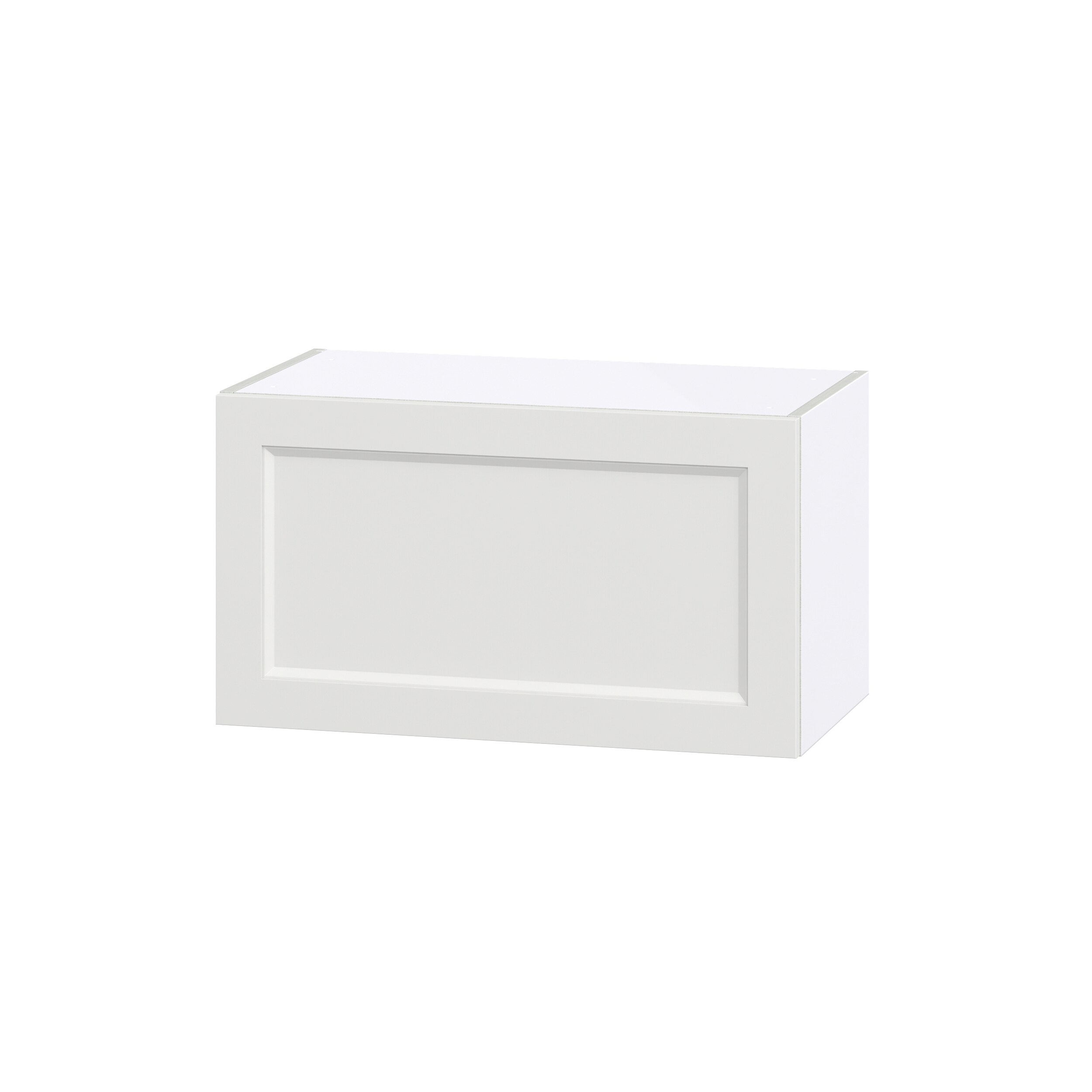 Hugo&Borg Riviera 27-in W x 15-in H x 14-in D Bright White Wall Fully Assembled Cabinet (Recessed Panel Shaker Door Style)
