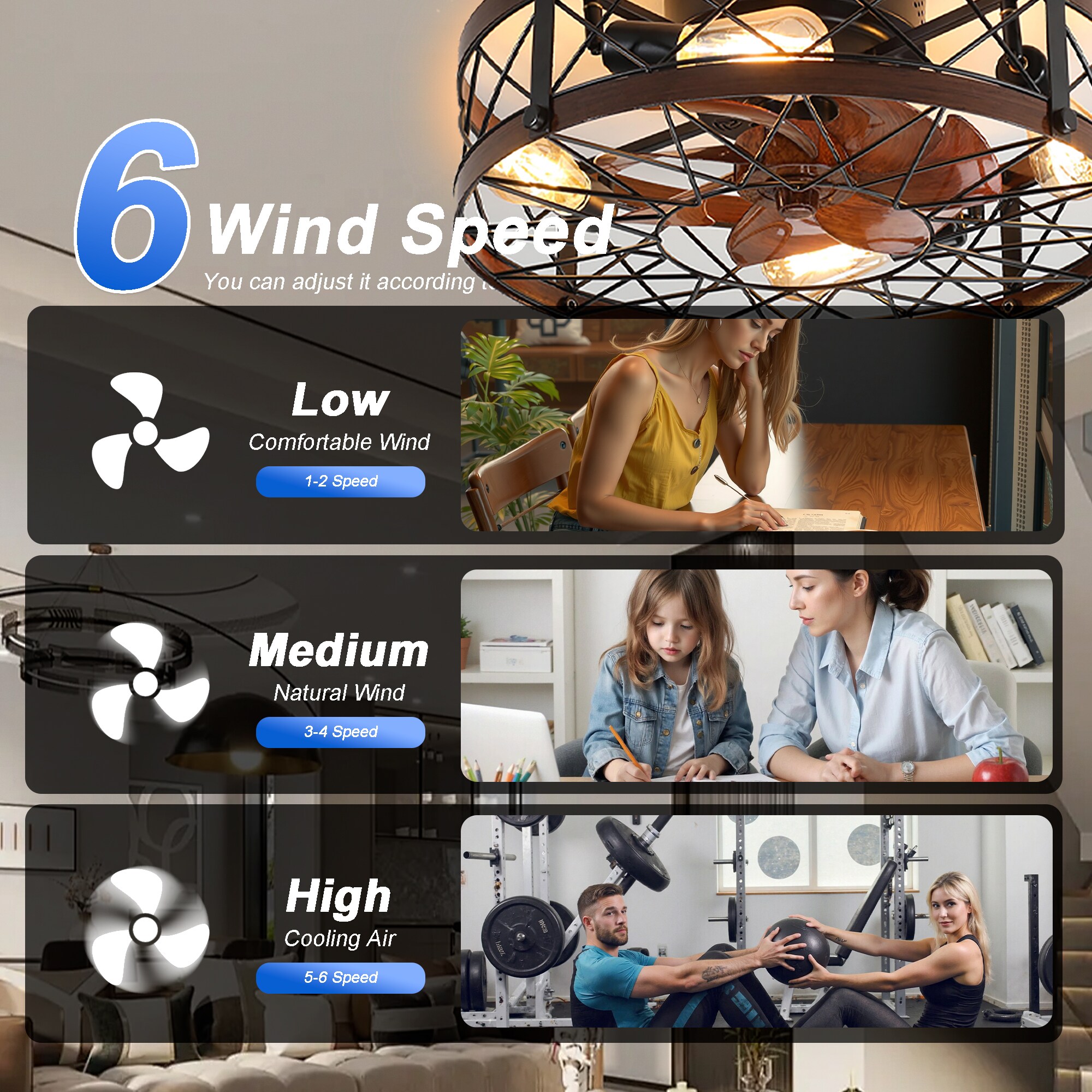 Sunrinx MG50-13-FSD Ceiling-Fans - View #8
