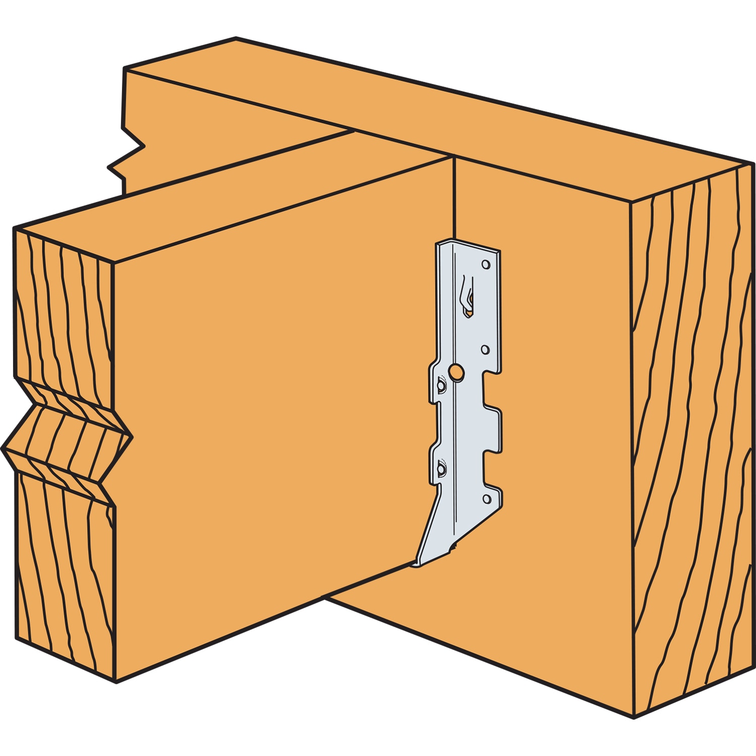 Simpson Strong-Tie LUS28SS Joist-Hangers - View #2