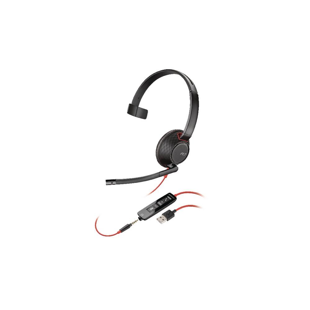 Plantronics DAHD82767  207577-01 Blackwire 5210, C5210, WW USB Monaural Headset