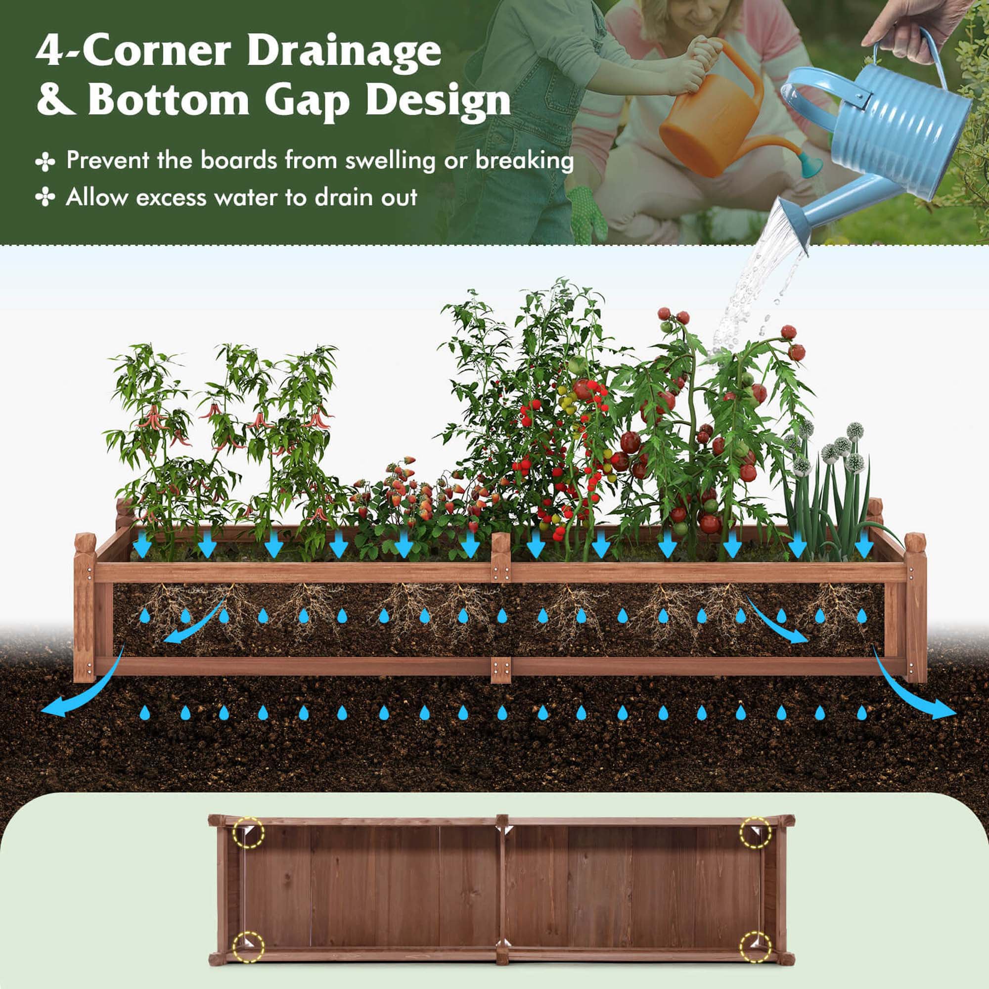 Costway HCST00649 Raised-Garden-Beds - View #5