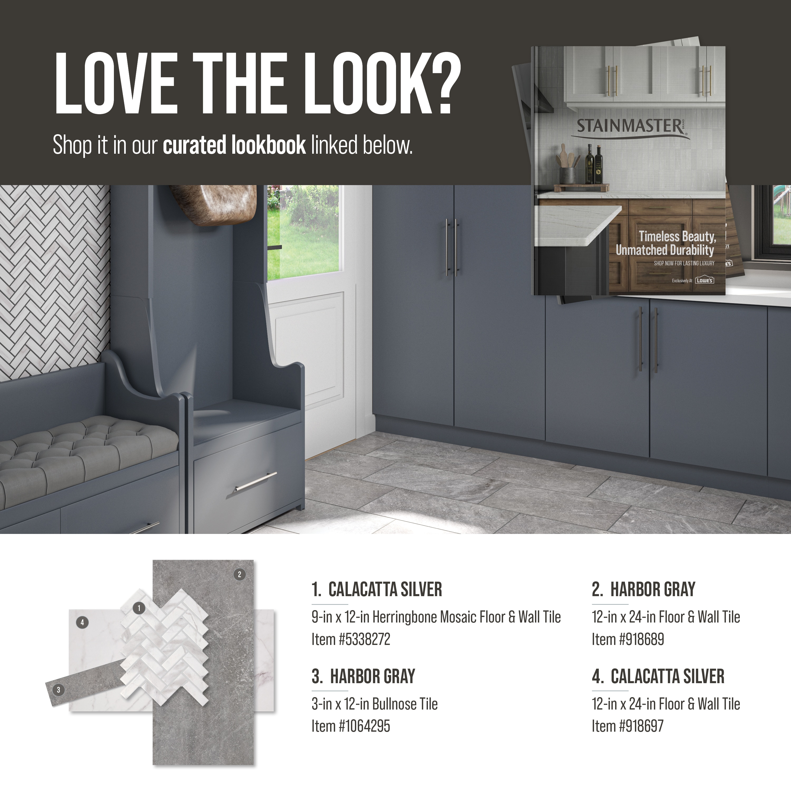 STAINMASTER SM411224XTMTLW Ceramic-Tile - View #7