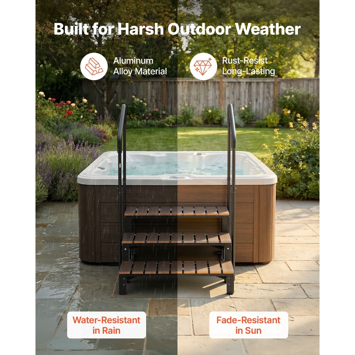 Tooliom D01027EAB6T Hot-Tub-Spa-Steps - View #6
