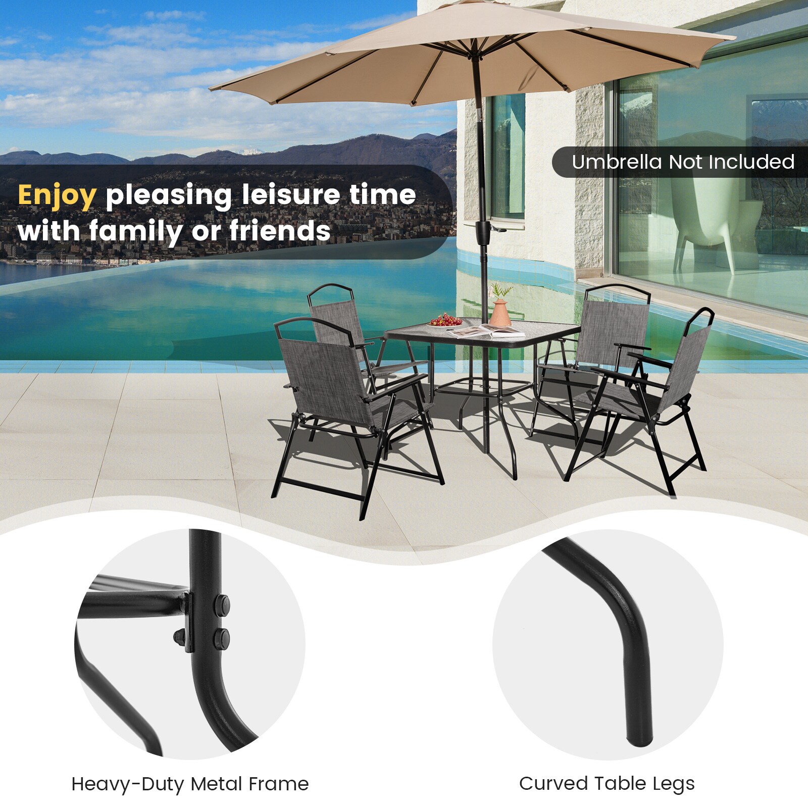 Forclover HBV-11214GR-22 Patio-Tables - View #4