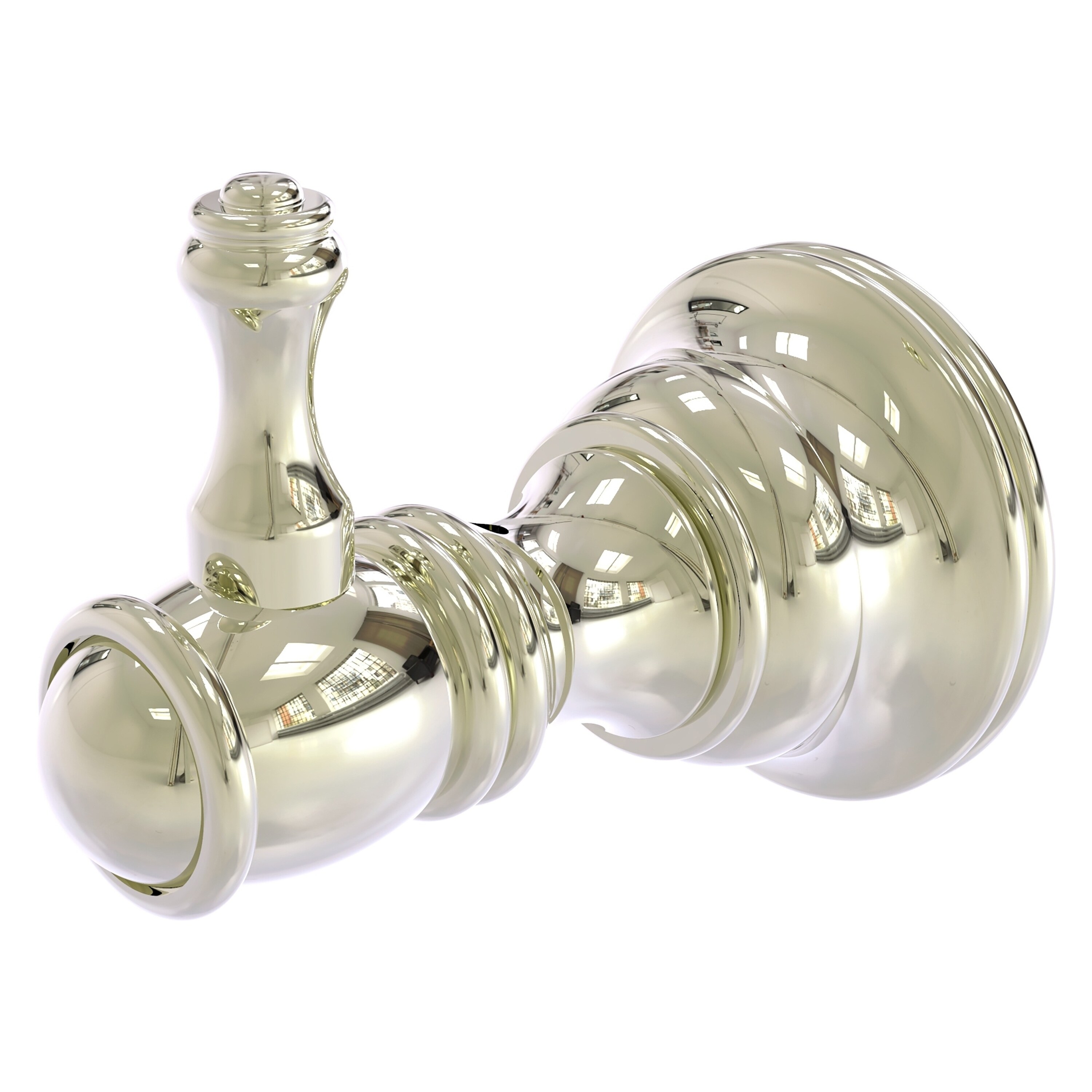 Allied Brass CL-20-PNI Carolina Polished Nickel Single -Hook Wall mount Towel Hook