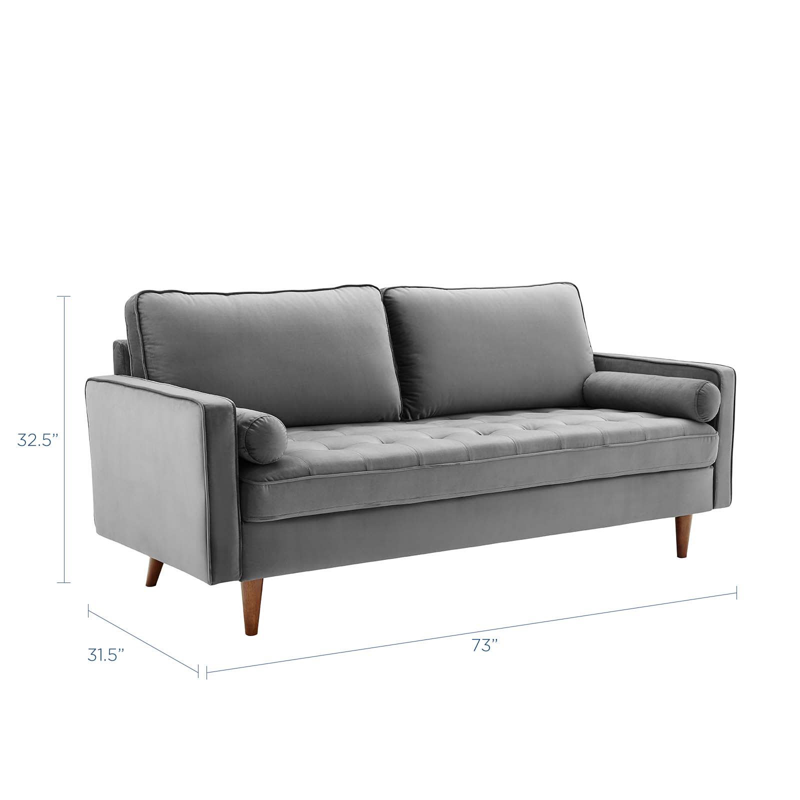 Modway EEI-3764-GRY Sofas-Loveseats - View #3