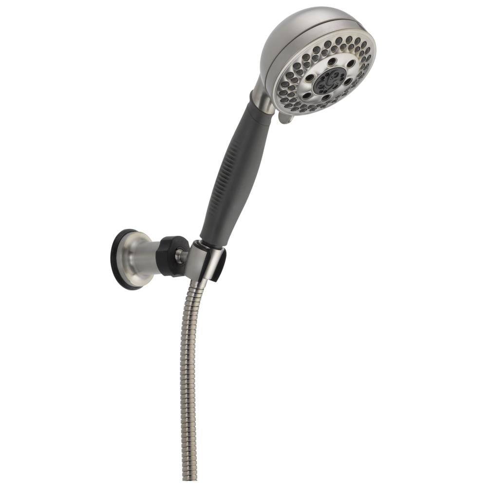 Delta 55445-SS Universal Showering Components 5.0 -Spray Stainless 4.09-in Round Handheld Shower Head 1.75 GPM