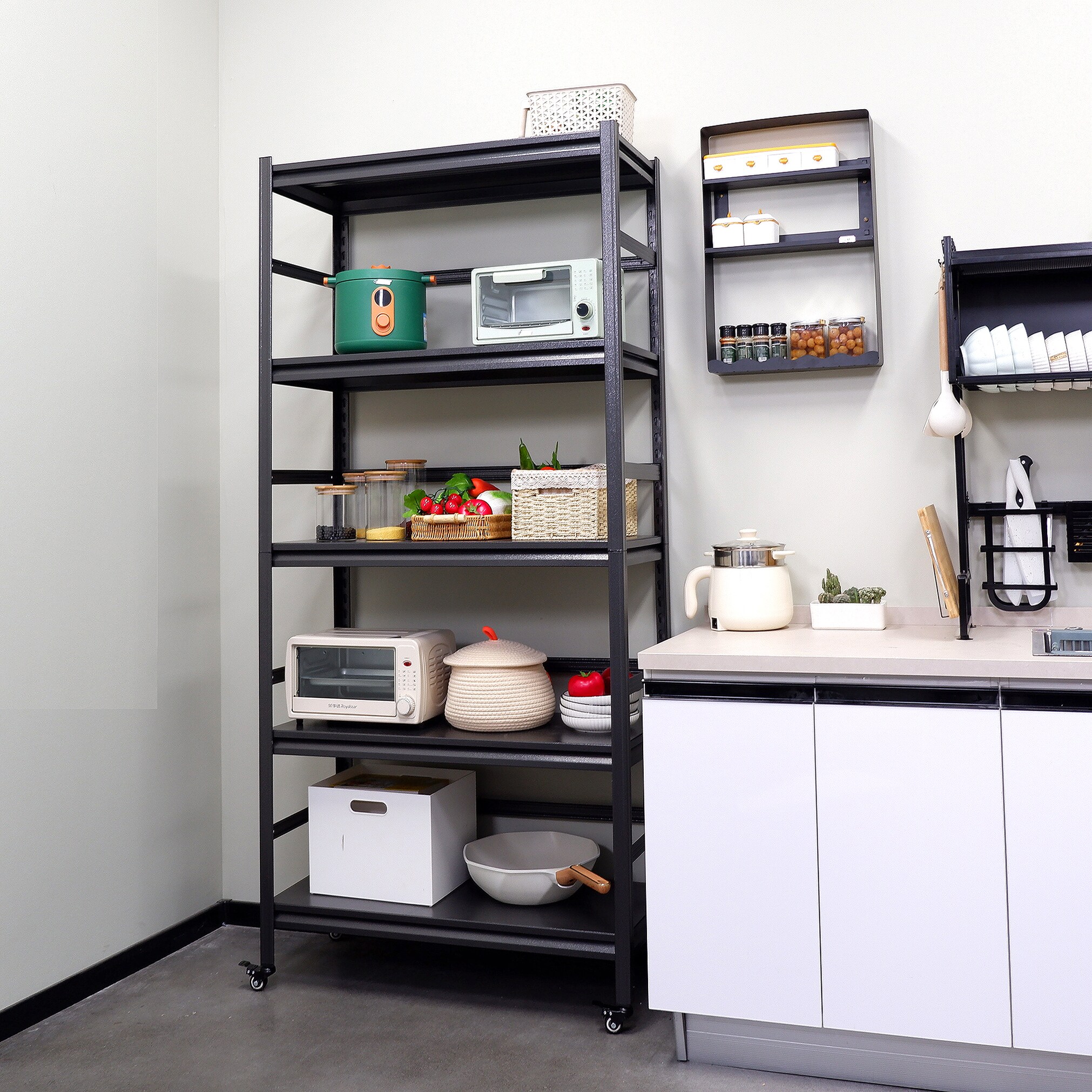 Kahomvis MOR-QPF2-745 Free-Standing-Shelving - View #2