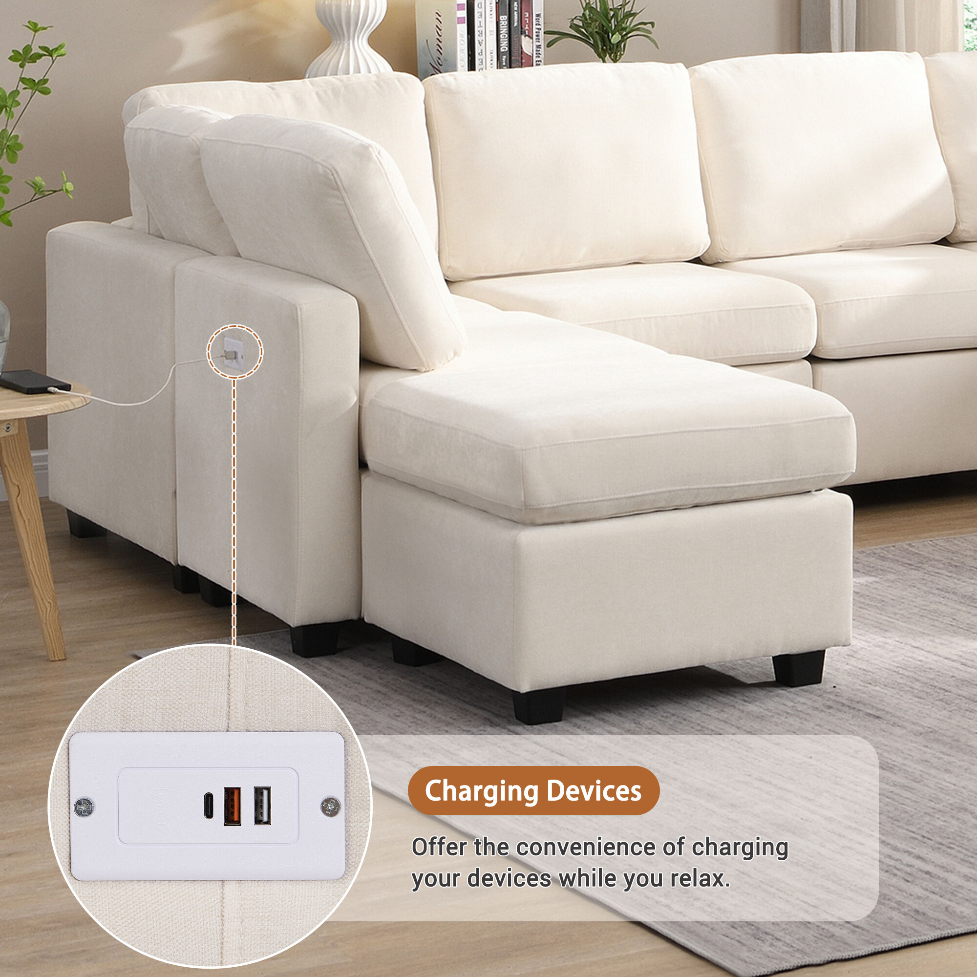 ModernLuxe L-N719S001620A Sofas-Loveseats - View #7