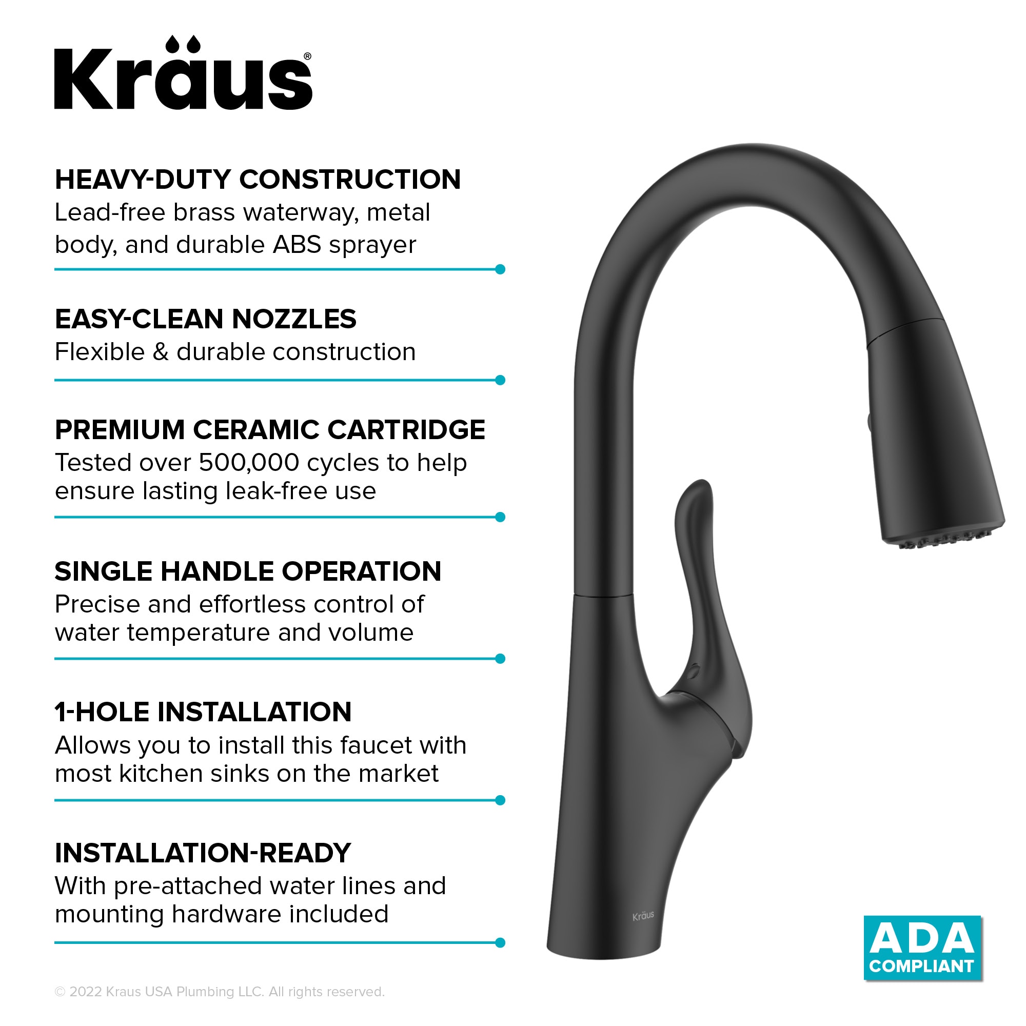 Kraus KPF-1674MB Kitchen-Faucets - View #12