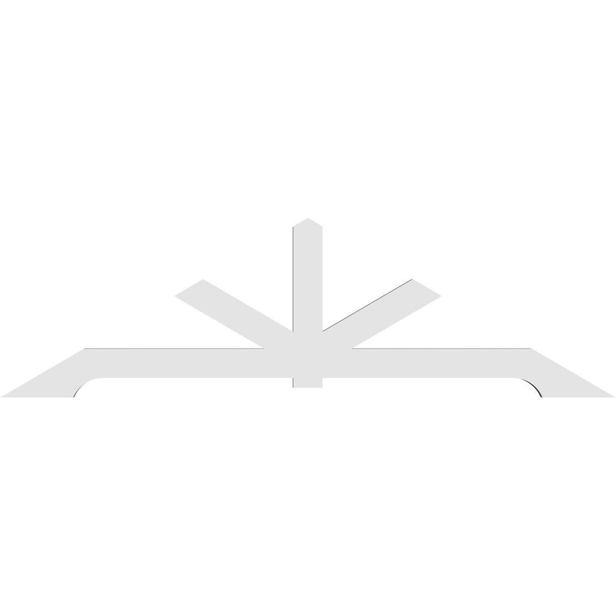 Ekena Millwork GBP084X25X0204VAN00 Exterior-Brackets-Braces - View #4