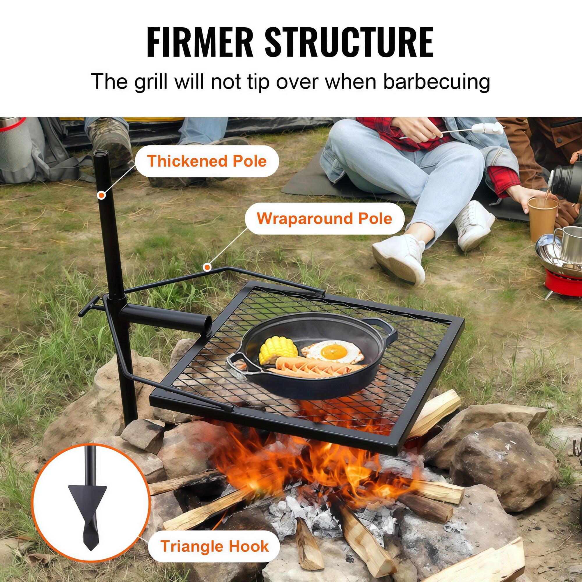 Numhew NHWILL5451 Gas-Grill-Cookgrates-Warmracks - View #8