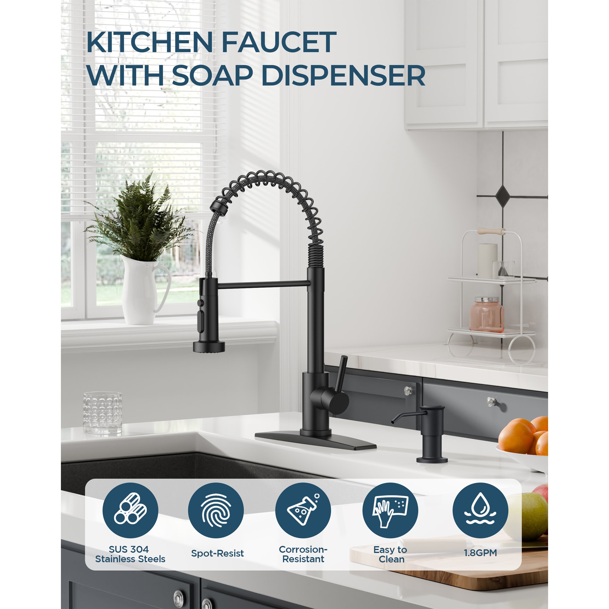 FURUISI L4B-SD Kitchen-Faucets - View #3