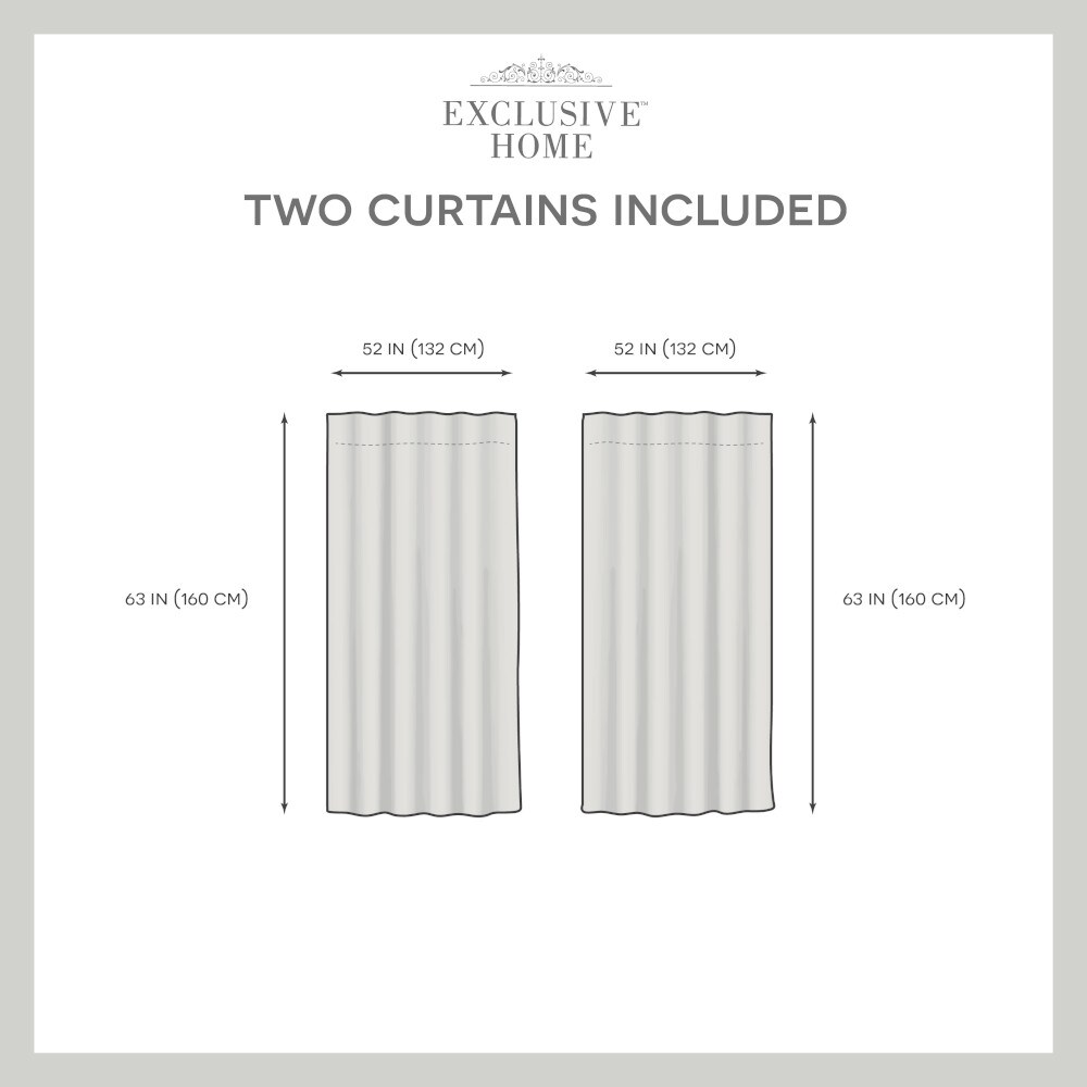 Exclusive Home EH8321-04 2-63H curtains - View #6