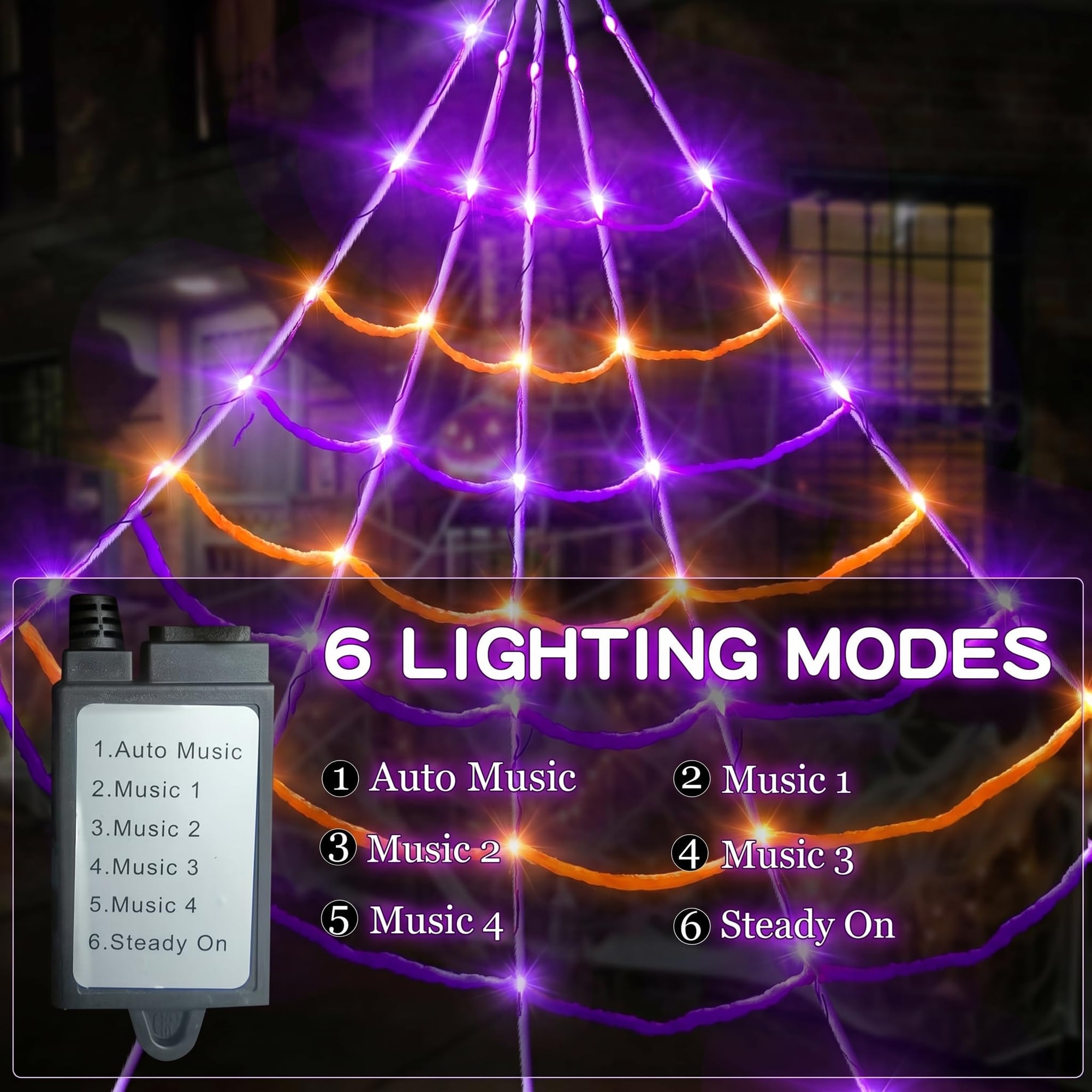 Numhew NHDREW534243 Halloween-String-Lights - View #4